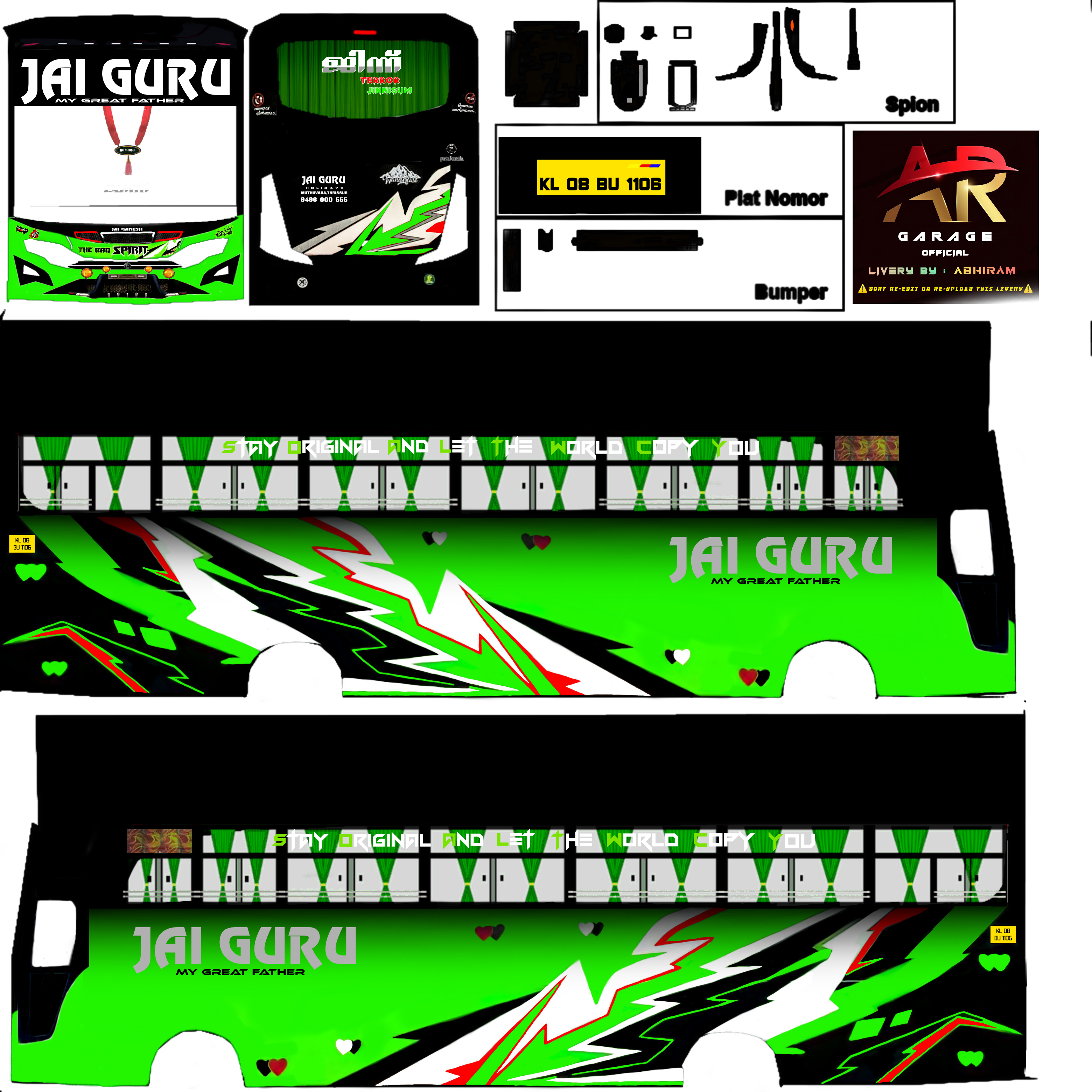 3120x3120 bus livery Image • KANYAKUMARI BUS LOVERS on ShareChat, Phone