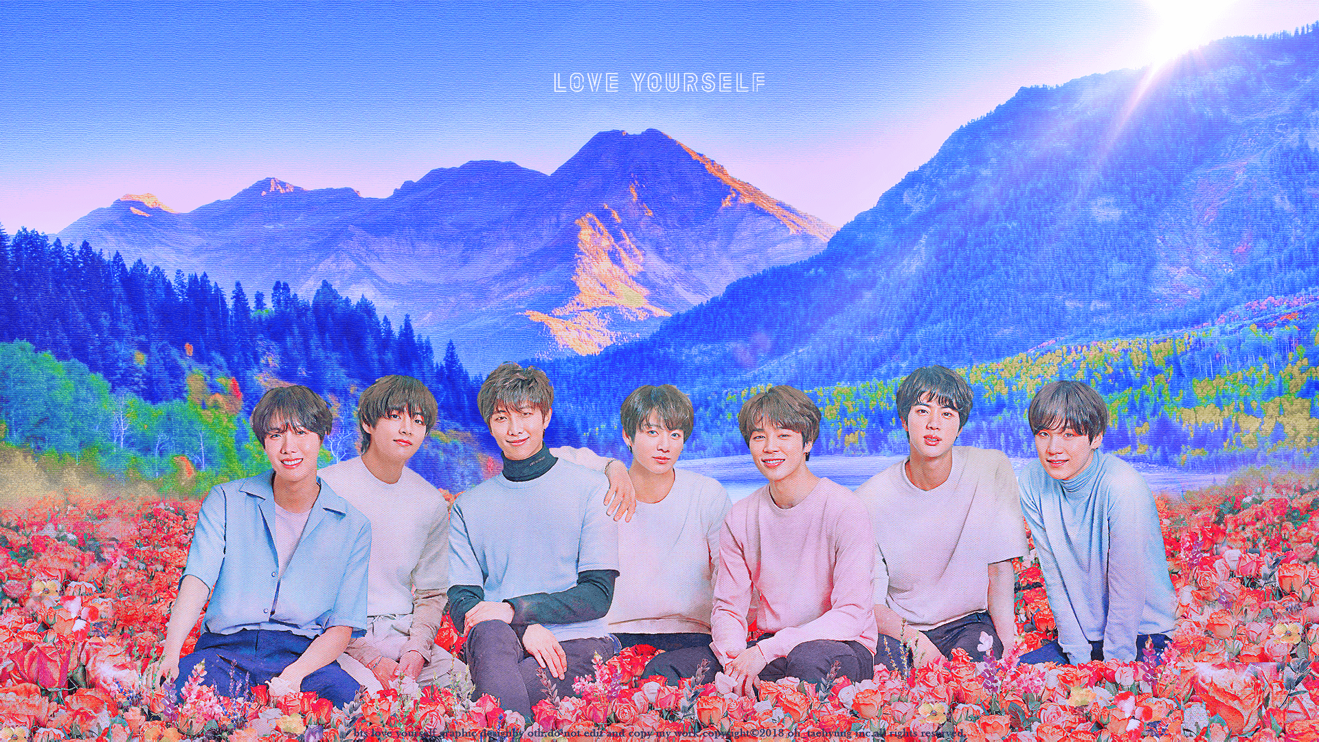 1920x1080 BTS Cute Wallpaper for Laptop, Desktop