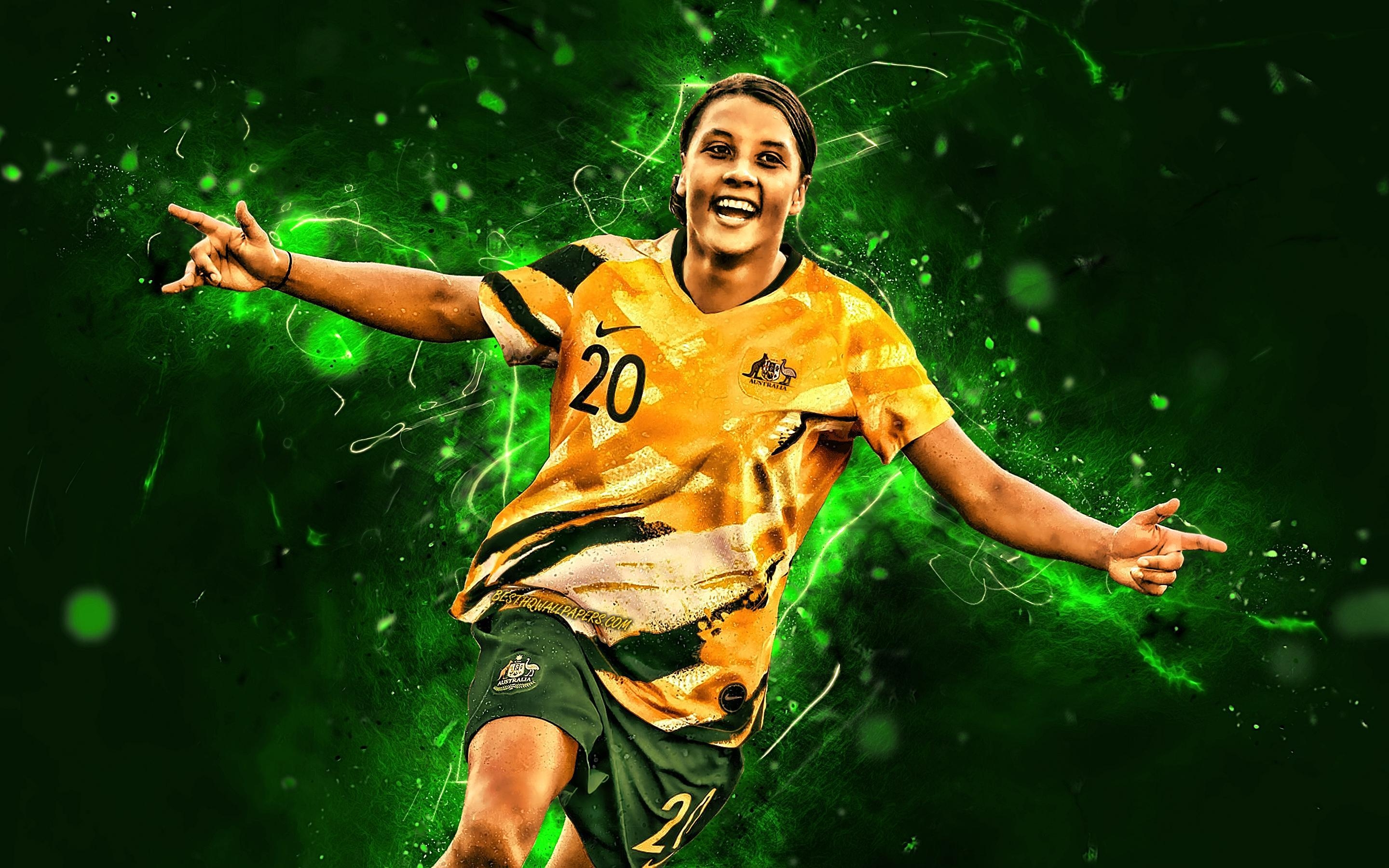 2880x1800 Download wallpaper Samantha Kerr, Australia National Team, Desktop