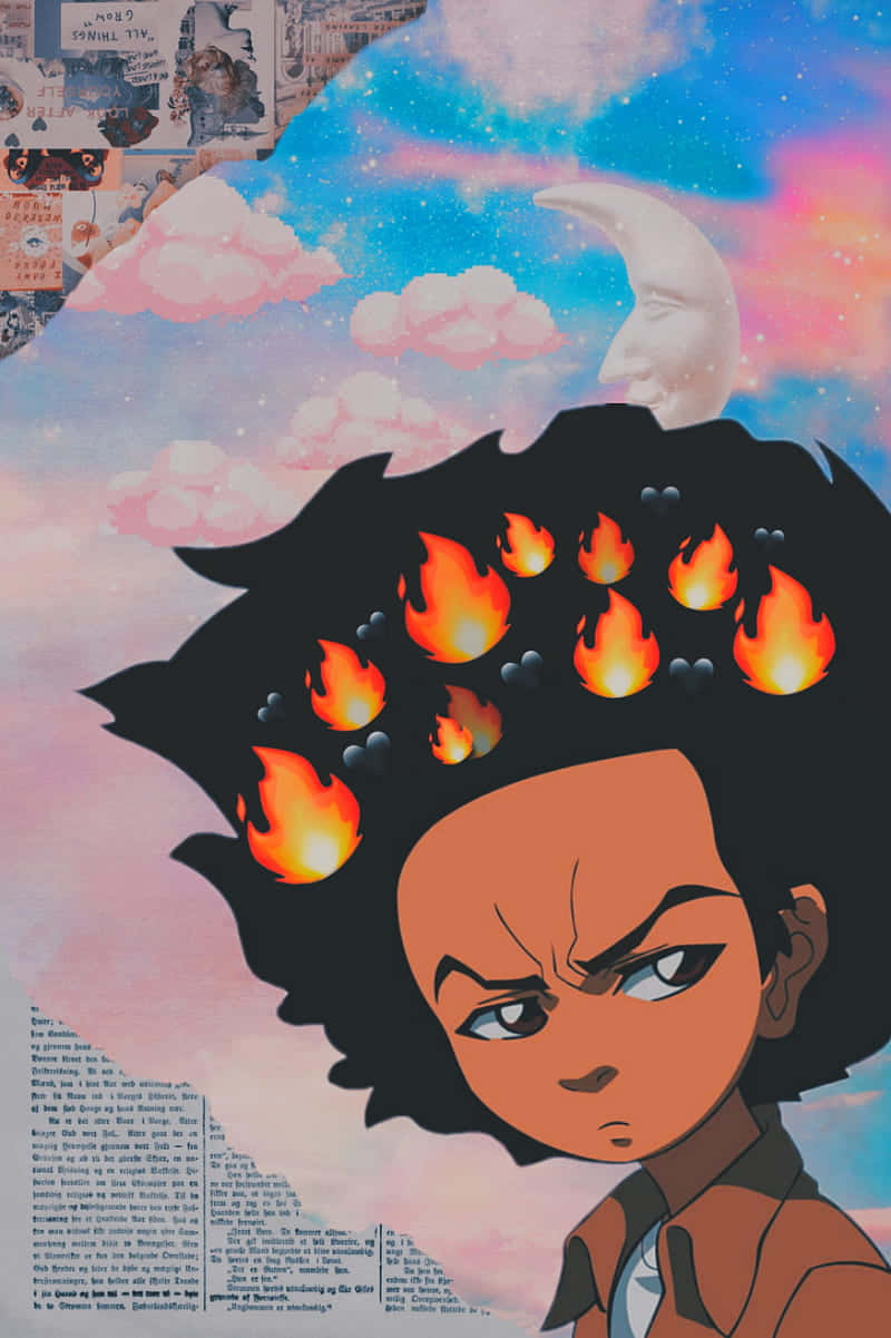 800x1210 Download Boondocks PFP Fanart Wallpaper, Phone