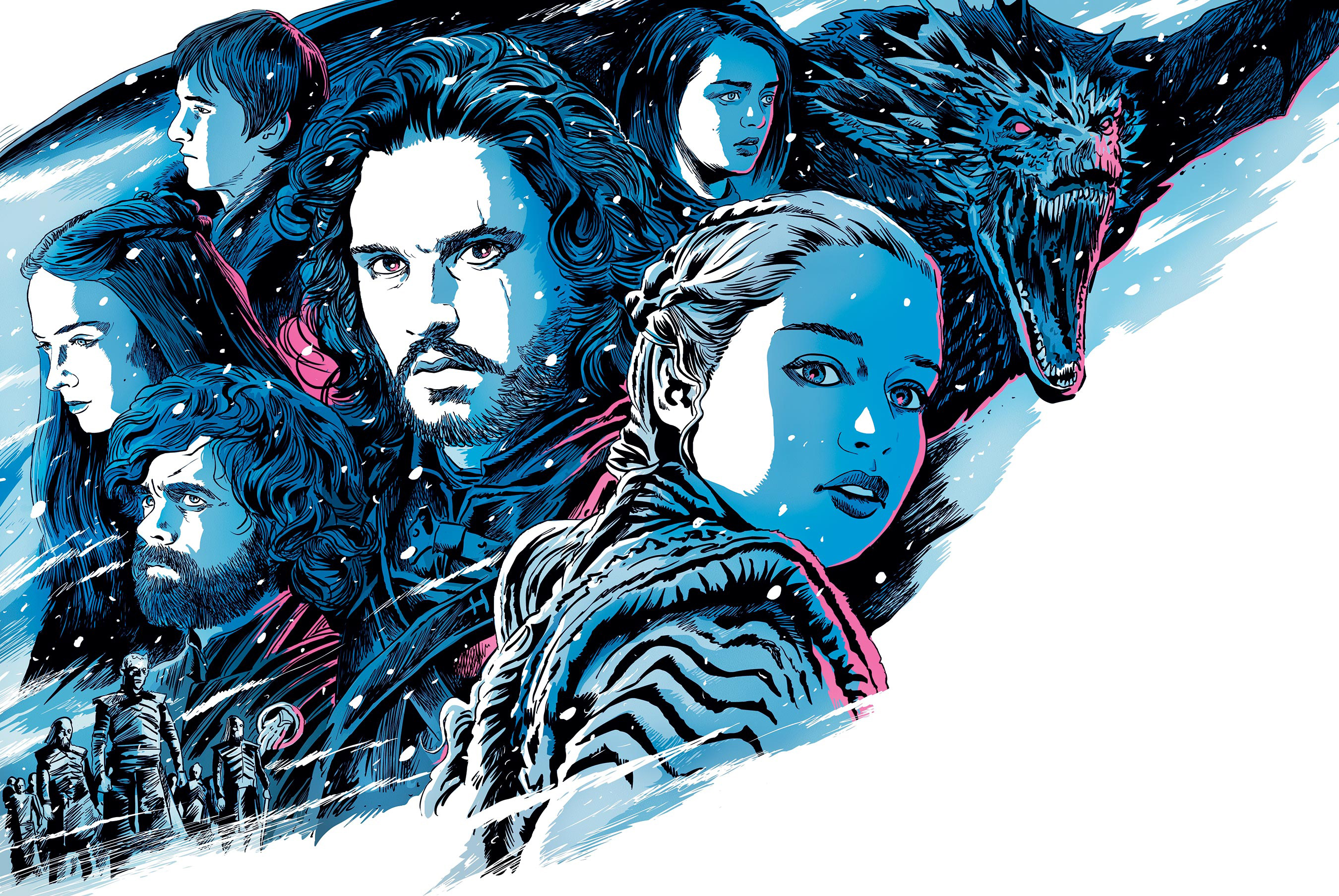 2700x1810 Game Of Thrones Season 8 Illustration Laptop Full HD 1080P HD 4k Wallpaper, Image, Background, Photo and Picture, Desktop