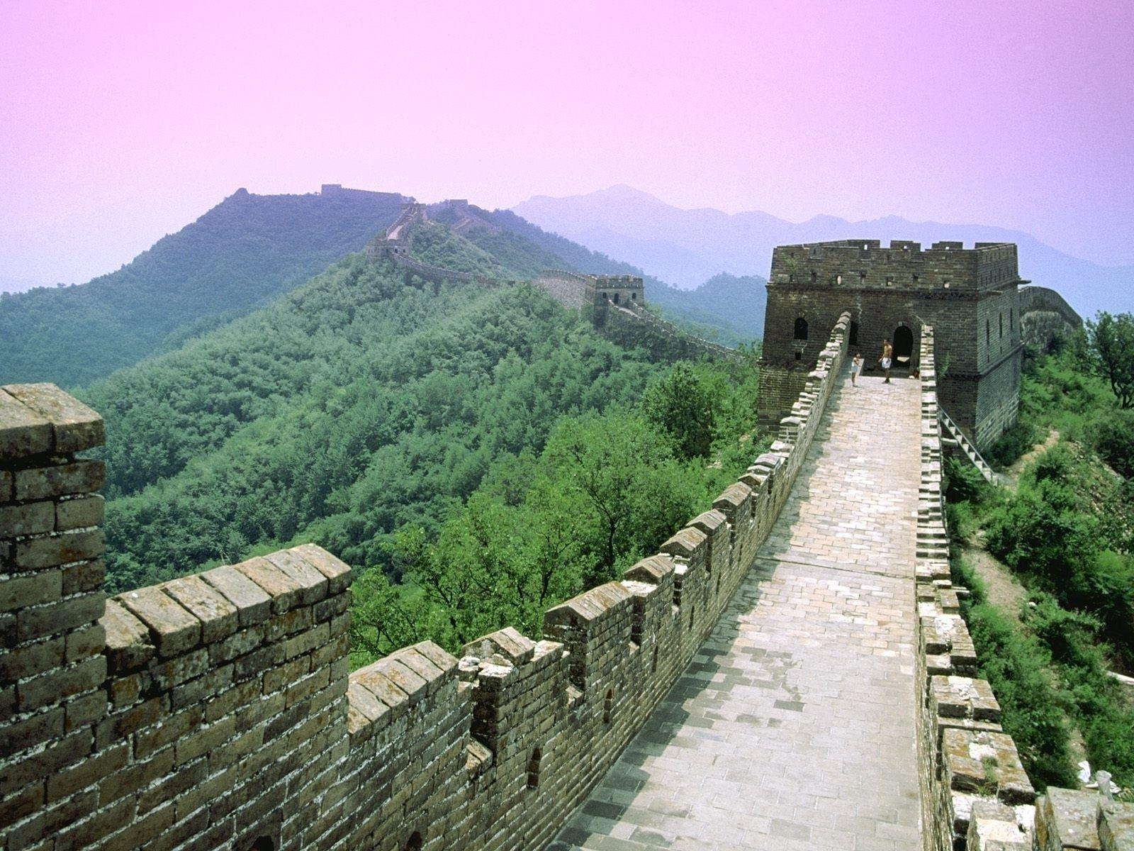 1600x1200 Great Wall Of China Sunrise wallpaper. wallpaper, Desktop