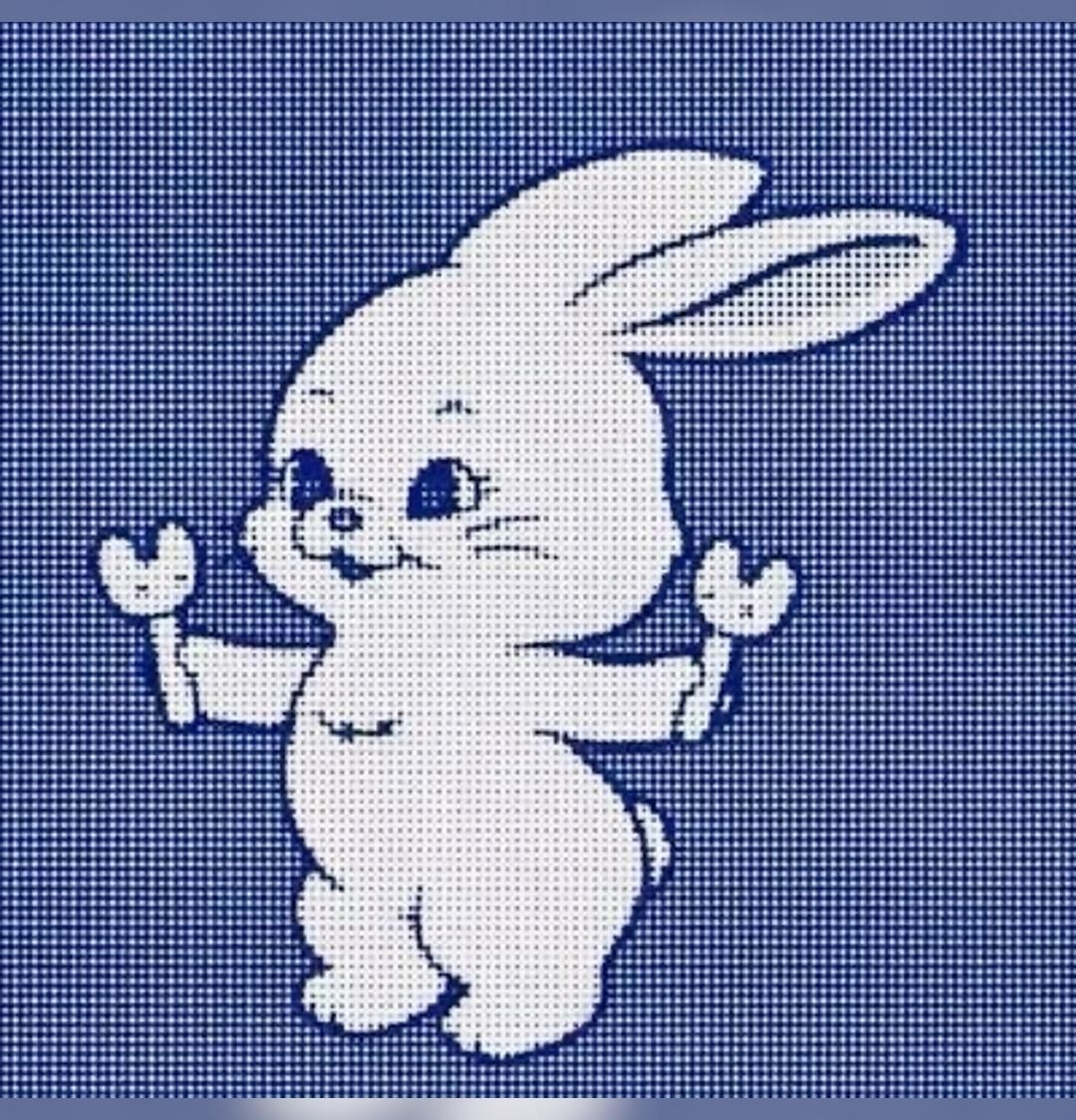 1080x1130 New jeans bunny perler bead design, Phone