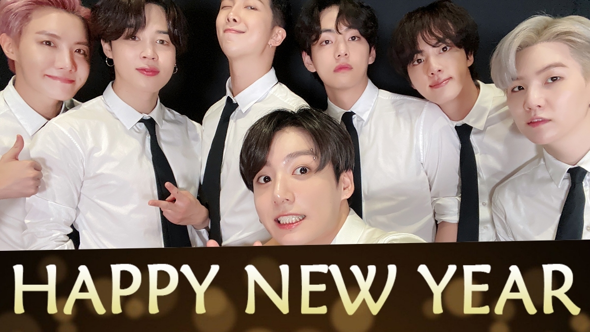 1200x680 New Year 2023 Greetings For BTS ARMY: V, RM, Suga, Jungkook, Jimin, J Hope And Jin HD Wallpaper With Happy New Year Messages To Celebrate Last Day Of 2022!, Desktop