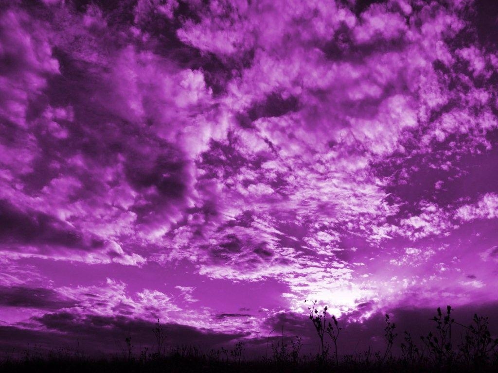 1030x770 Purple Clouds Light Wallpaper, Desktop