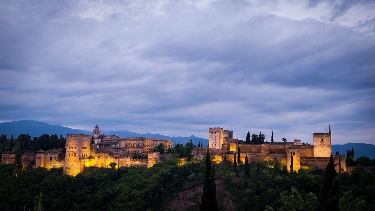 1280x720 Wallpaper Spain Granada Alhambra Cities, Desktop