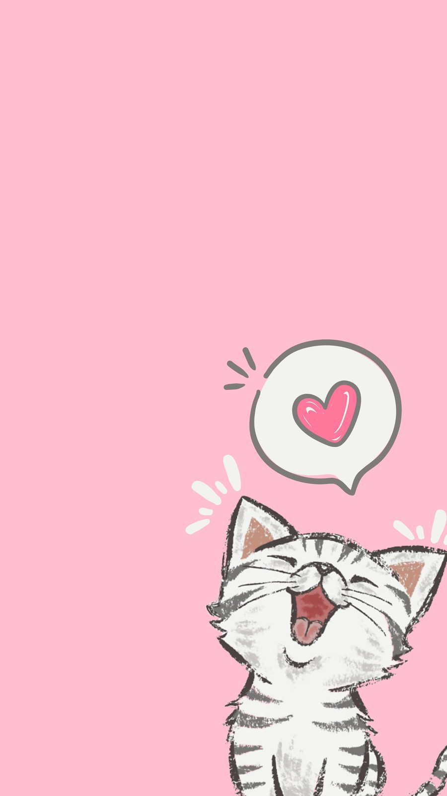 900x1600 cute cat wallpaper, Phone