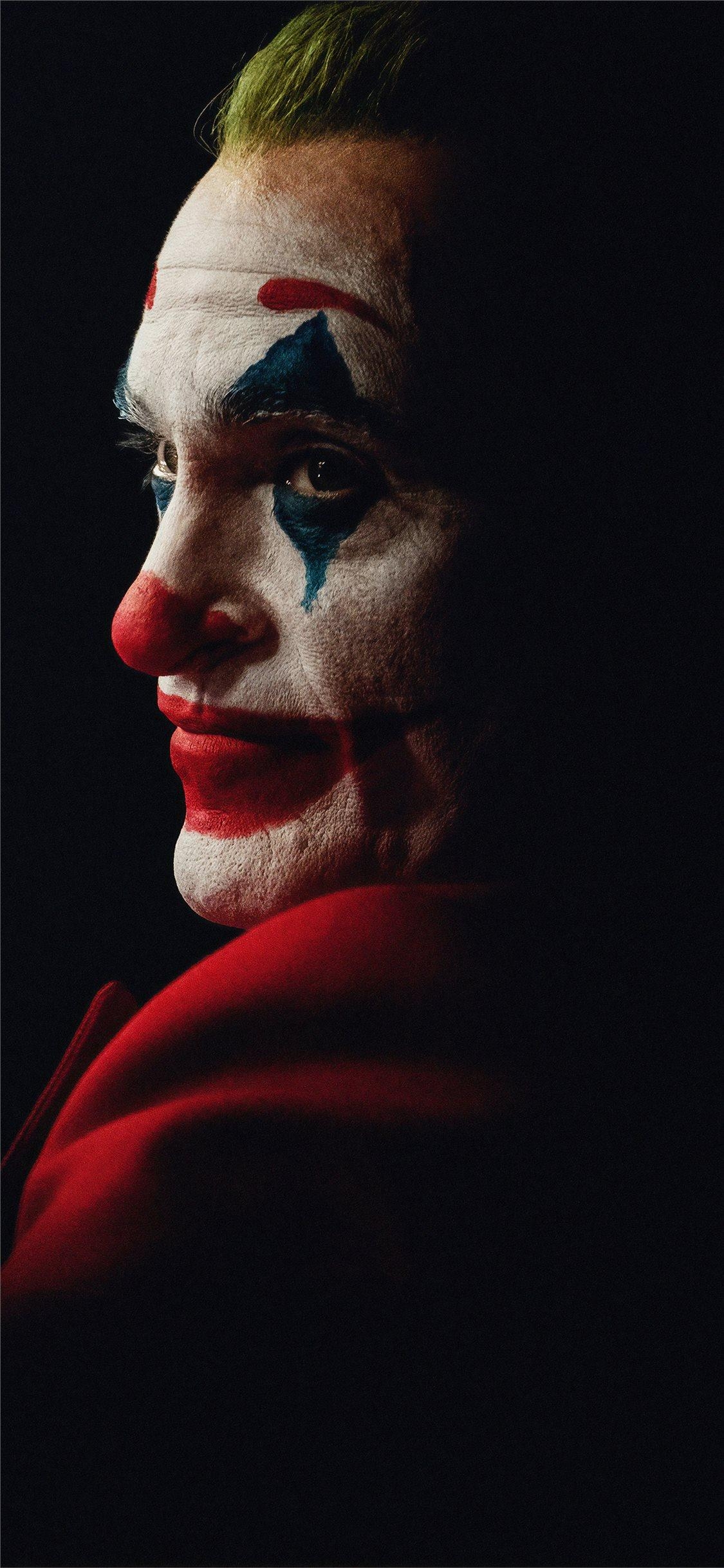 1130x2440 the joker joaquin phoenix dark 4k iPhone X Wallpaper Free, Phone