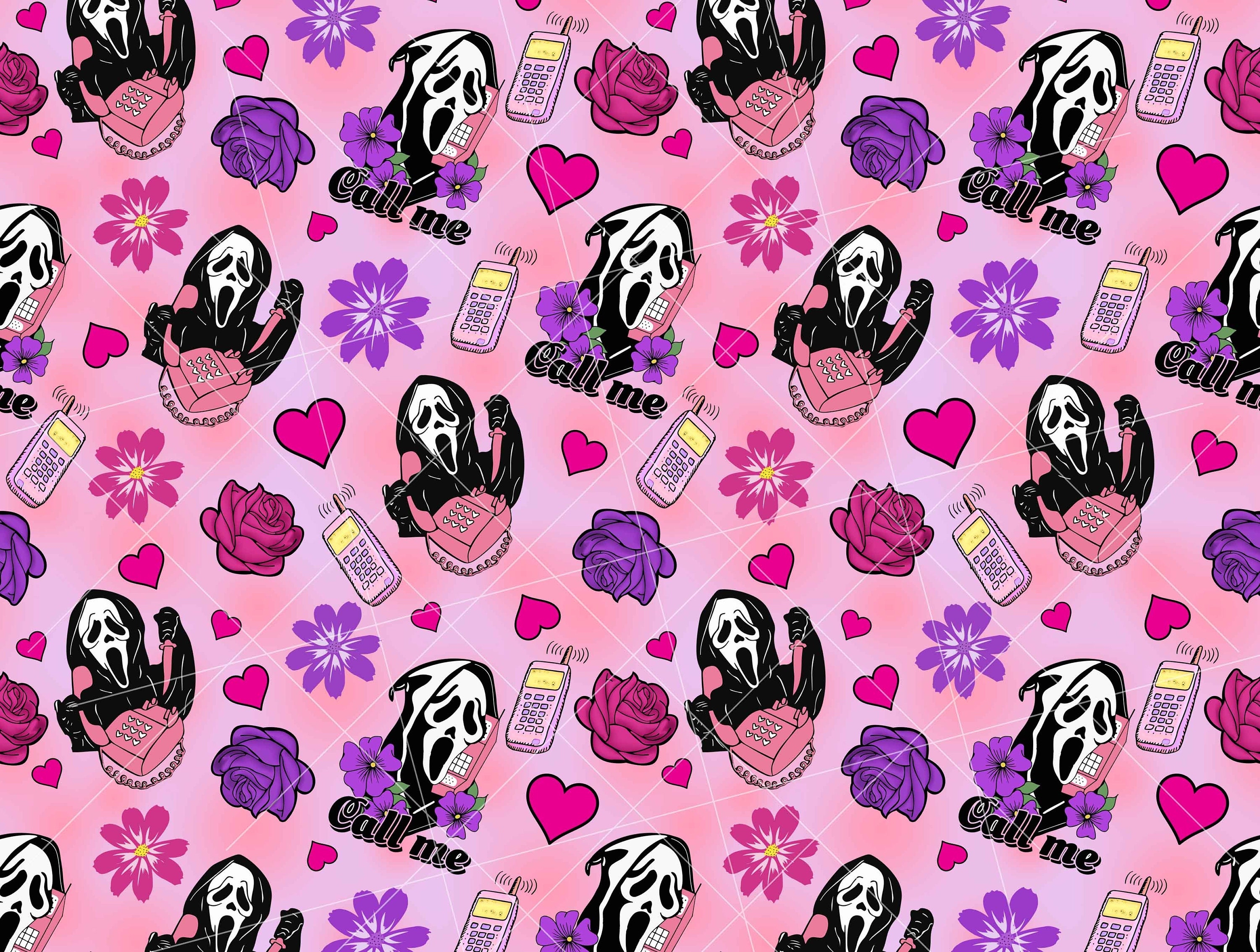 3000x2270 Scream Seamless Pattern, Desktop