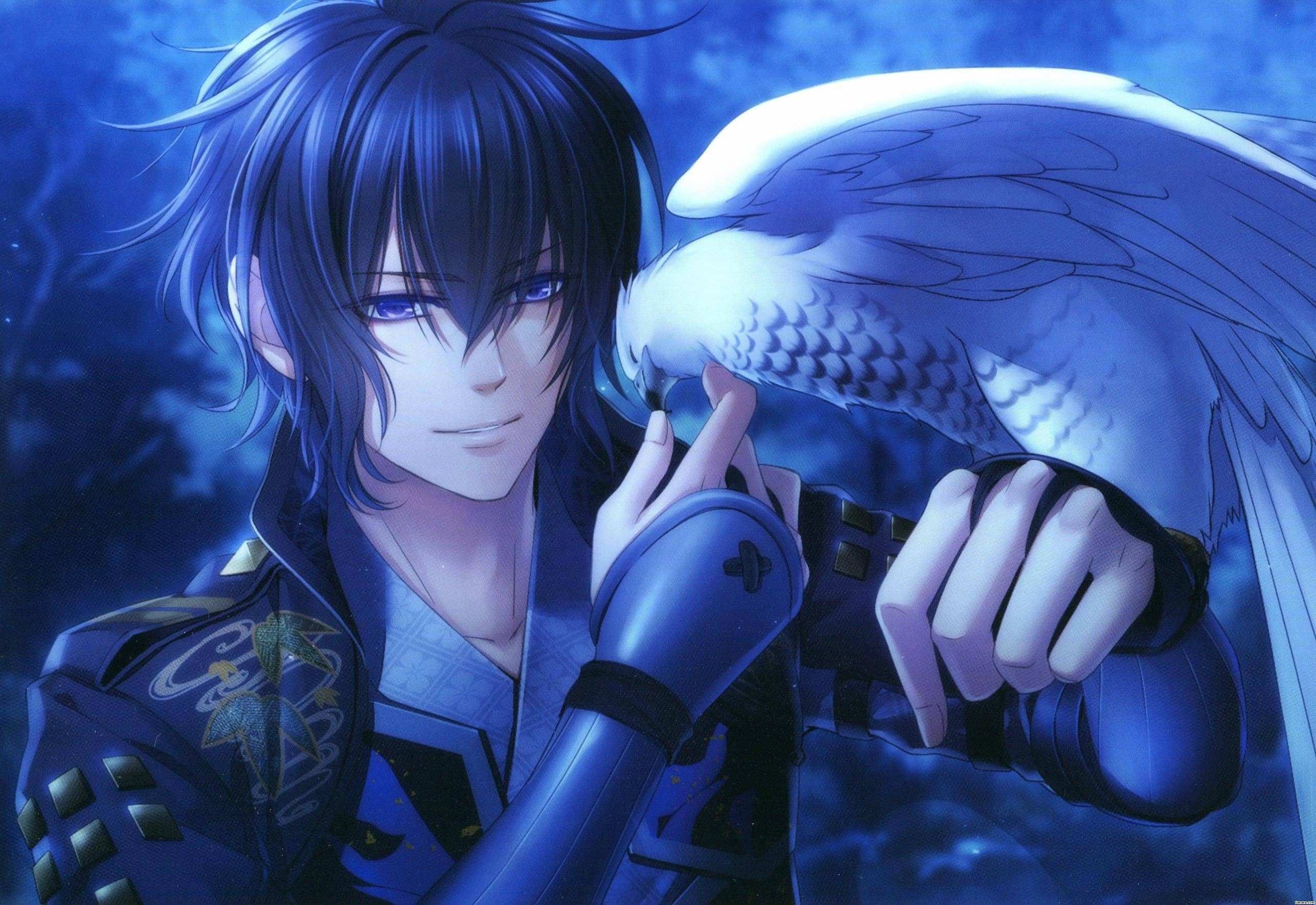 2580x1780 25++ Wallpaper Anime Boy Blue, Desktop