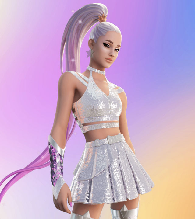 640x720 Ariana Grande Fortnite wallpaper, Phone