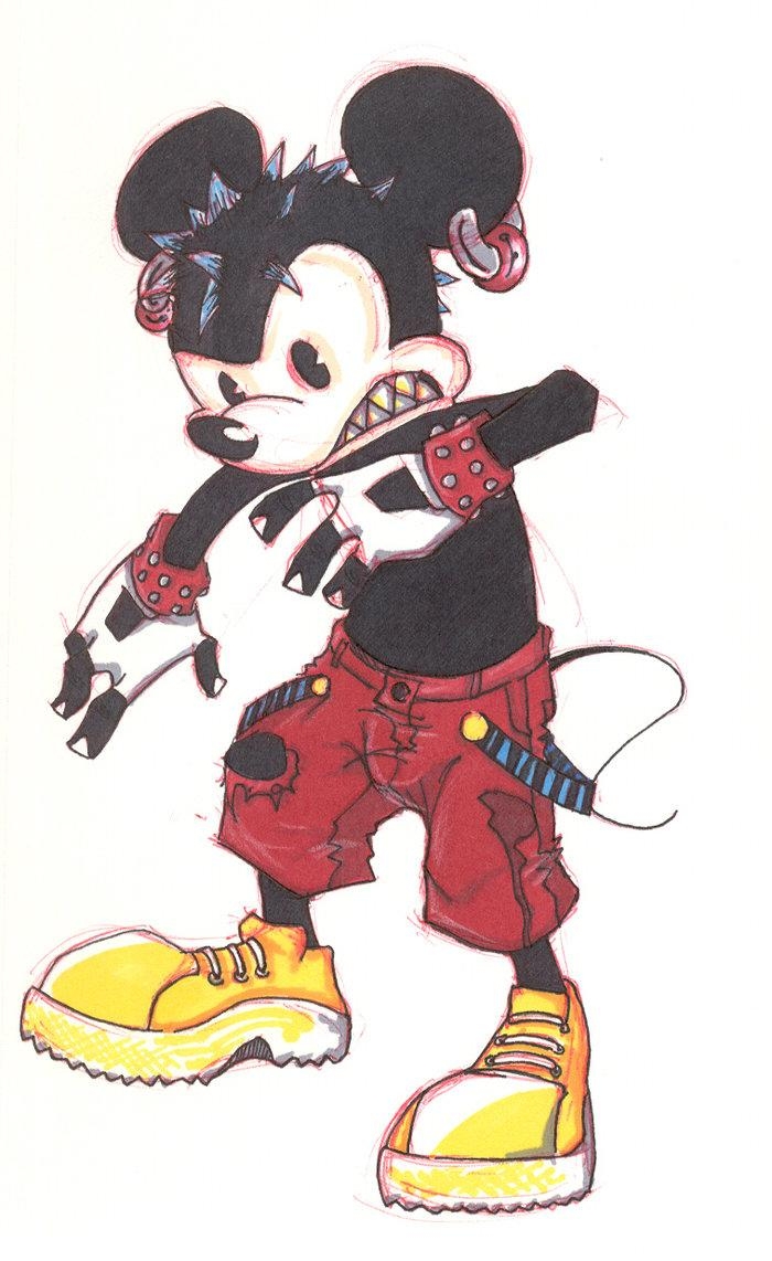 700x1150 Gangsta Minnie And Mickey, Phone