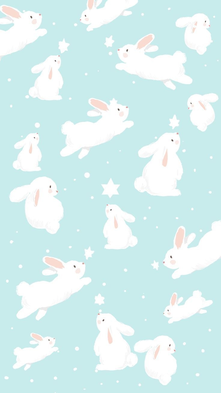 740x1310 Blue Easter Bunny Wallpaper von Gocase - #Cielo #Fondosdepantallasamsung., #Blue #Bunny #. Bunny wallpaper, Rabbit wallpaper, Cartoon wallpaper, Phone