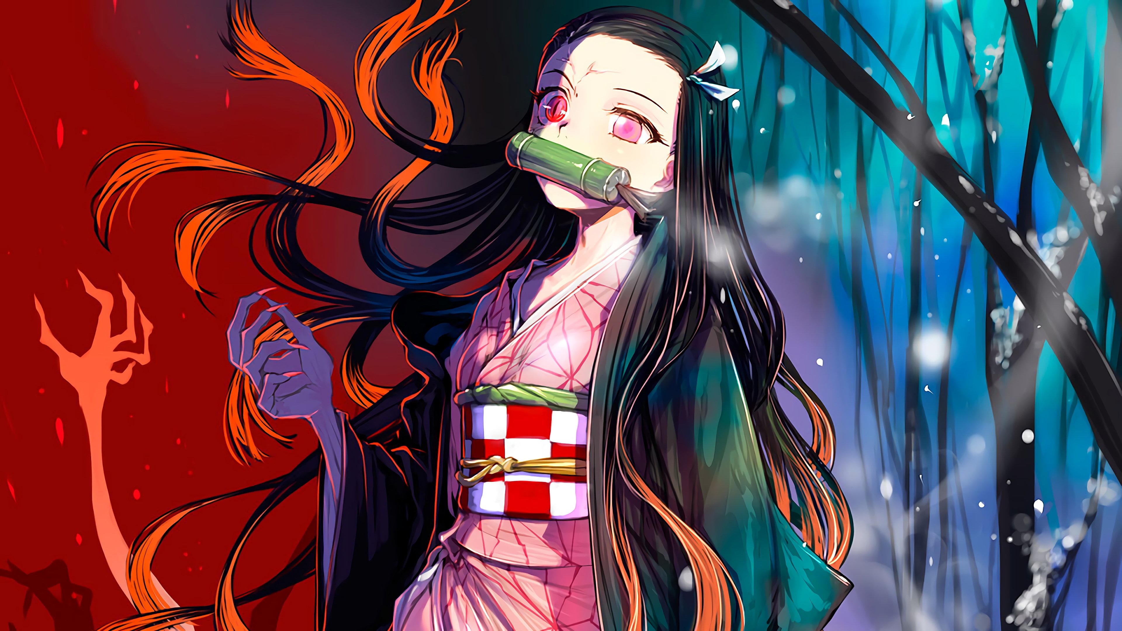 3840x2160 Nezuko Kamado Kimetsu No Yaiba 4K Wallpaper, Desktop