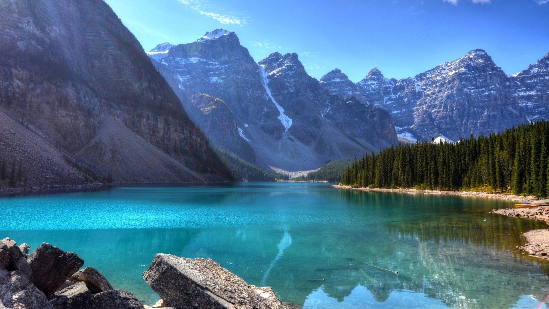 1920x1080 Moraine Lake HD Wallpaper and Background Image, Desktop