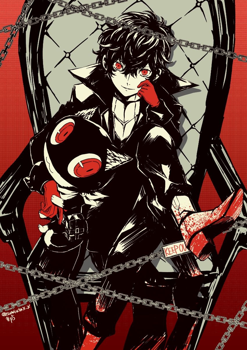 850x1200 Joker (Persona 5), Mobile Wallpaper Anime Image Board, Phone