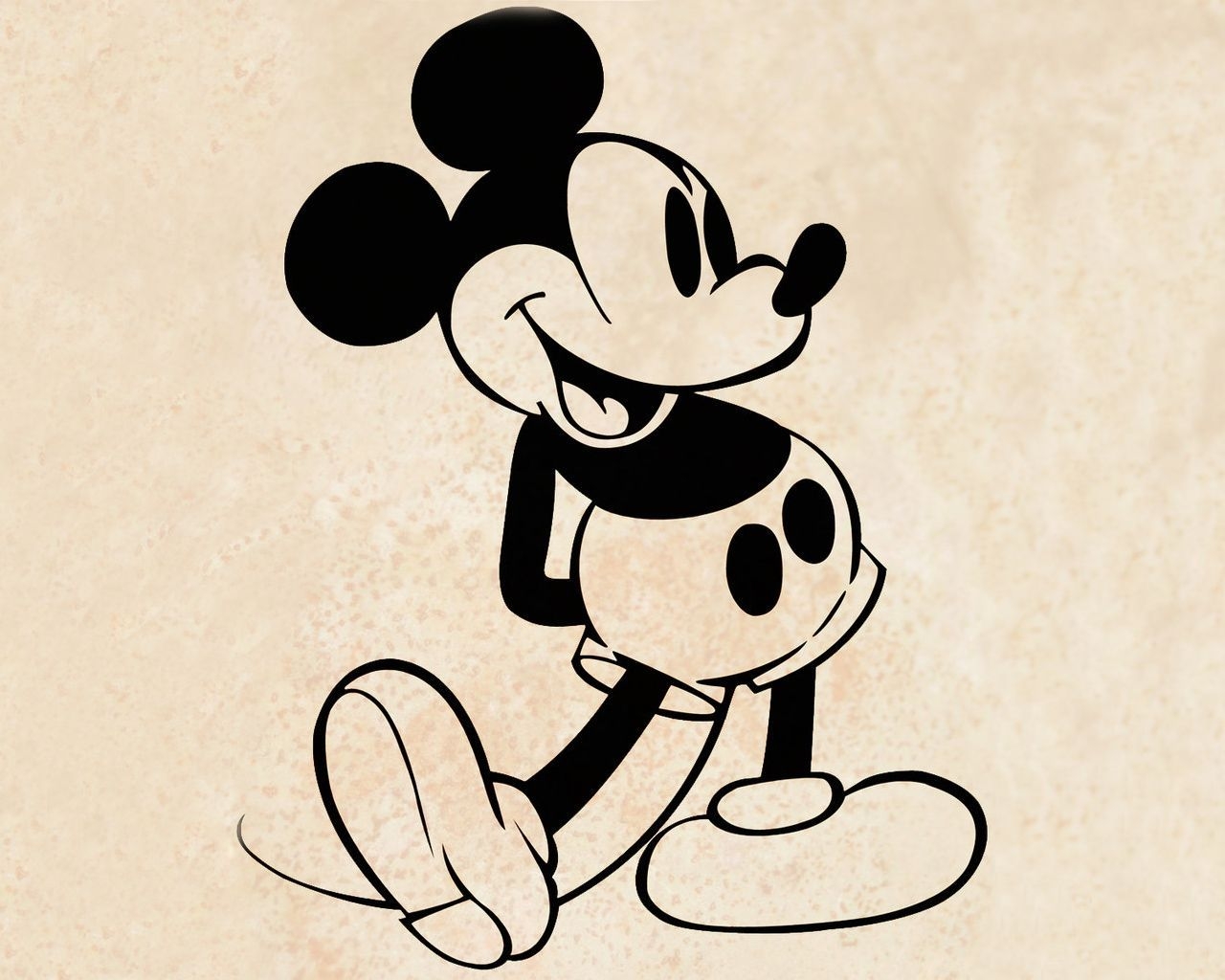 1280x1030 Free download Old Mickey Mouse 886 HD Wallpaper in Cartoons, Desktop