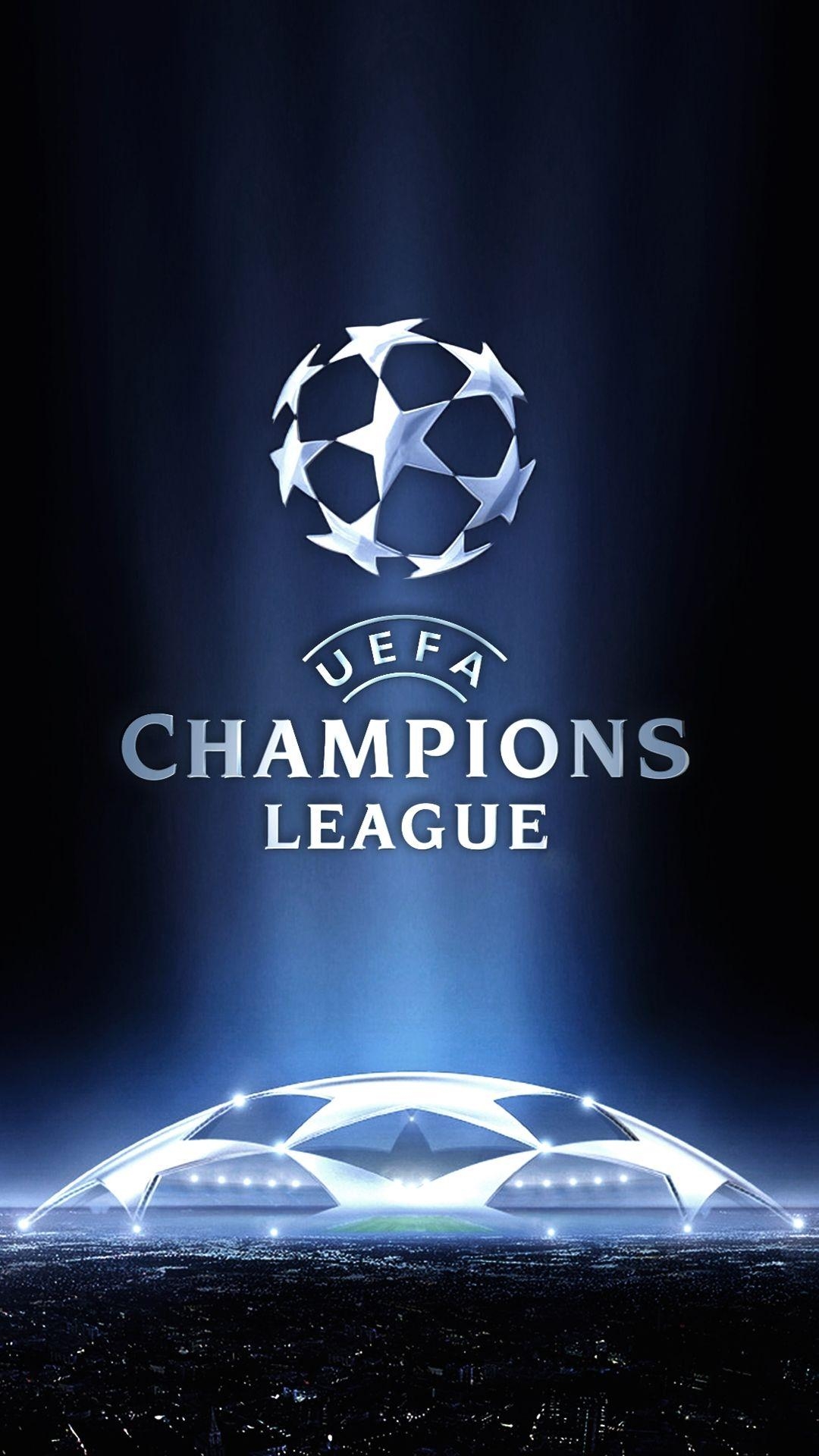 1080x1920 ↑↑TAP AND GET THE FREE APP! Sport UEFA Champions League Logo Navy Blue European Football Soccer Sh. Champions league logo, Champions league, Uefa champions league, Phone