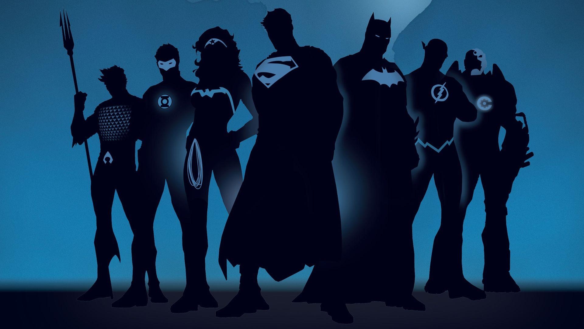 1920x1080 superheroes, silhouettes, anime. Free HD wallpaper, Desktop