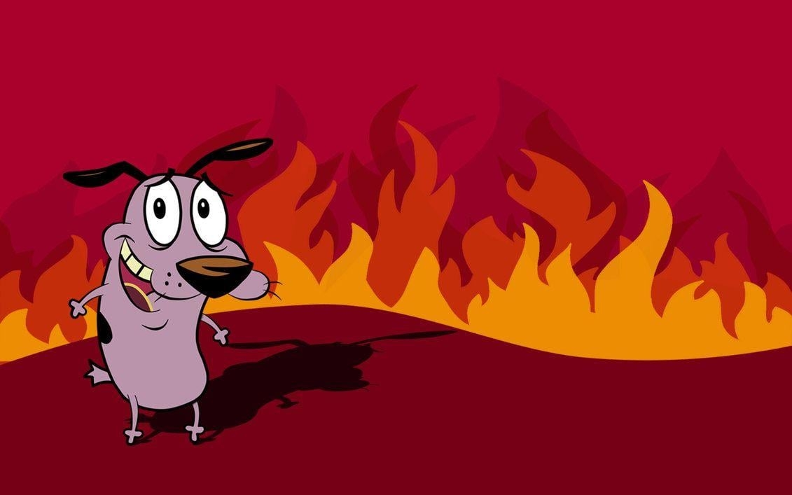 1140x710 Courage the Cowardly Dog. HD Wallpaper (High Definition). Free, Desktop