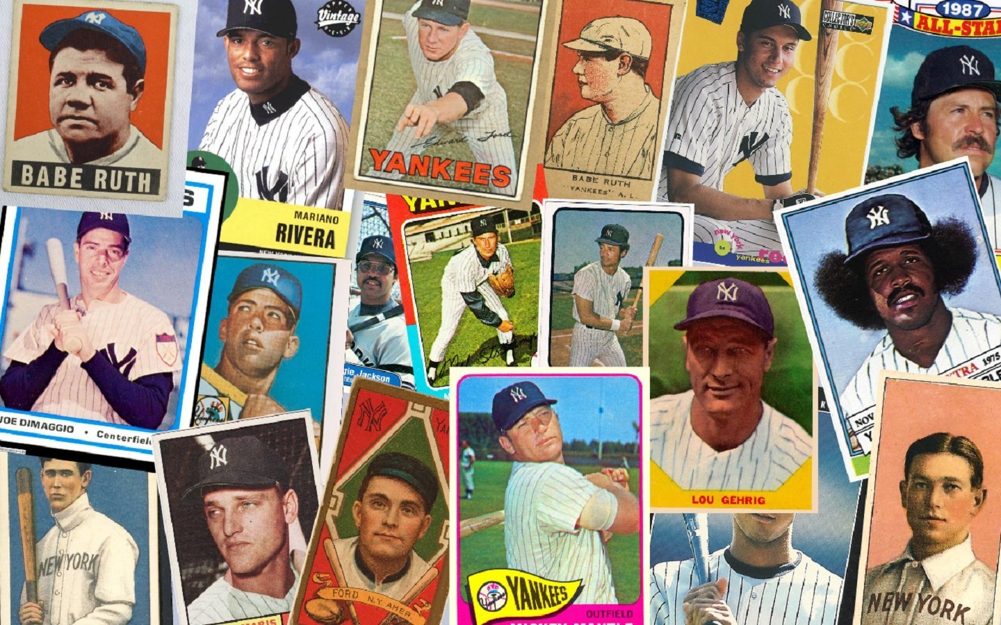 1440x900 Classic Baseball Cards wallpaperx900, Desktop