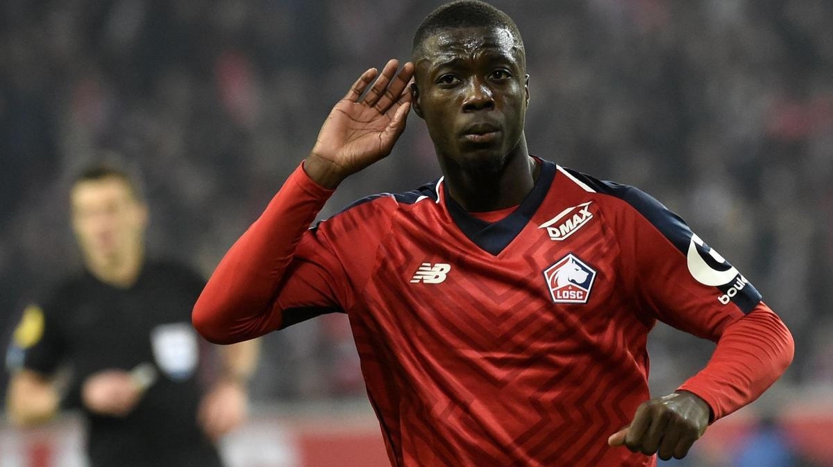 1200x680 Arsenal's record signing Nicolas Pepe banters with Pierre, Desktop