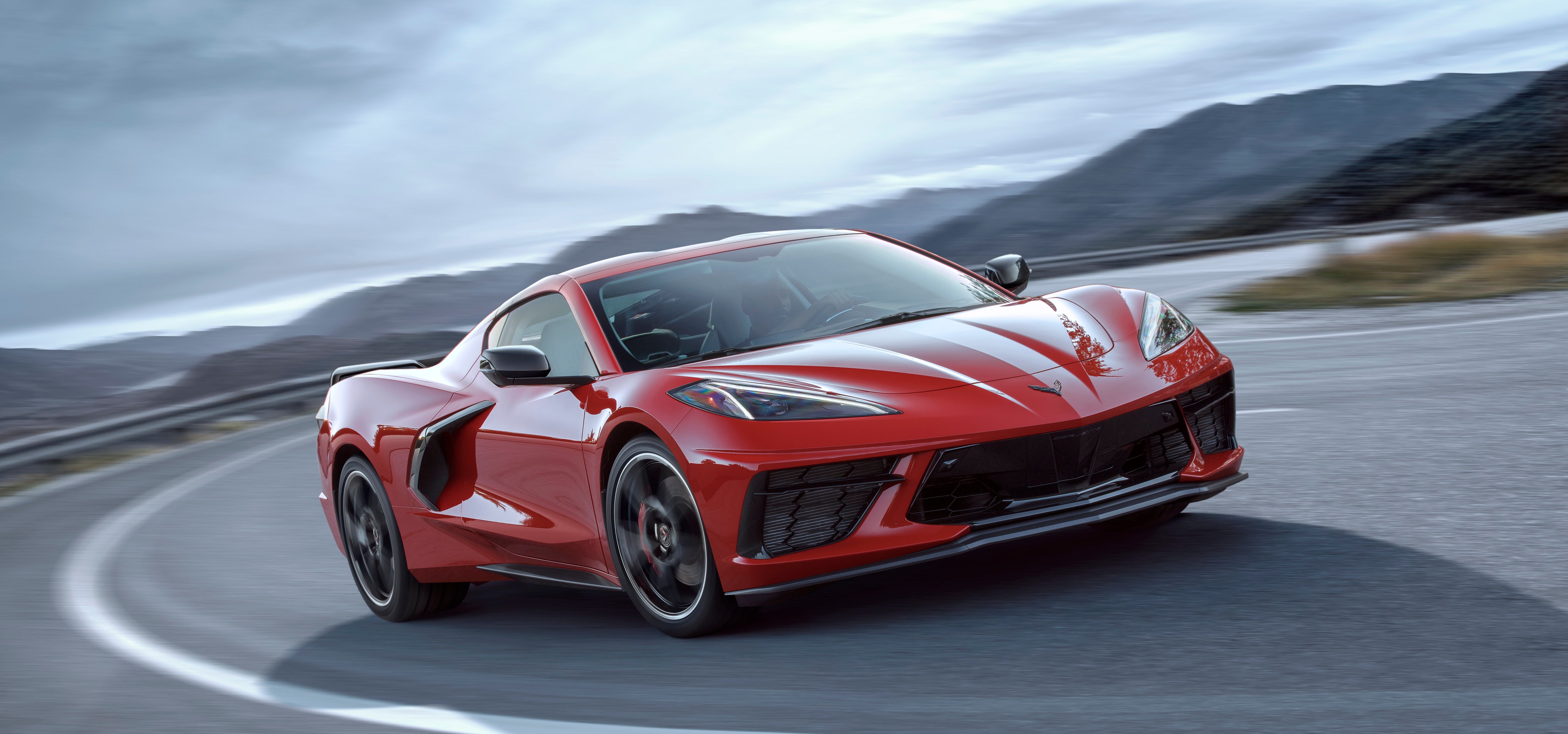 5700x2670 Chevrolet C8 Corvette Stingray Picture, Photo, Dual Screen