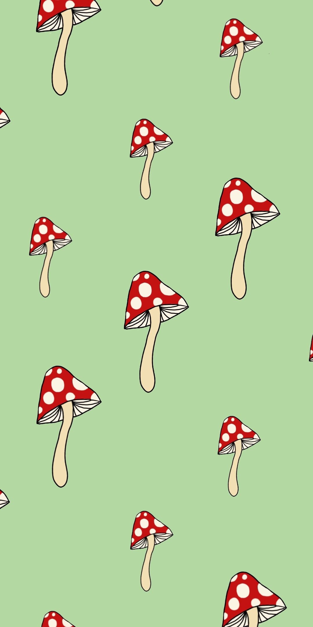 1080x2160 Mushroom wallpaper Cute aesthetic. Mushroom wallpaper, iPhone wallpaper pattern, Phone wallpaper patterns, Phone