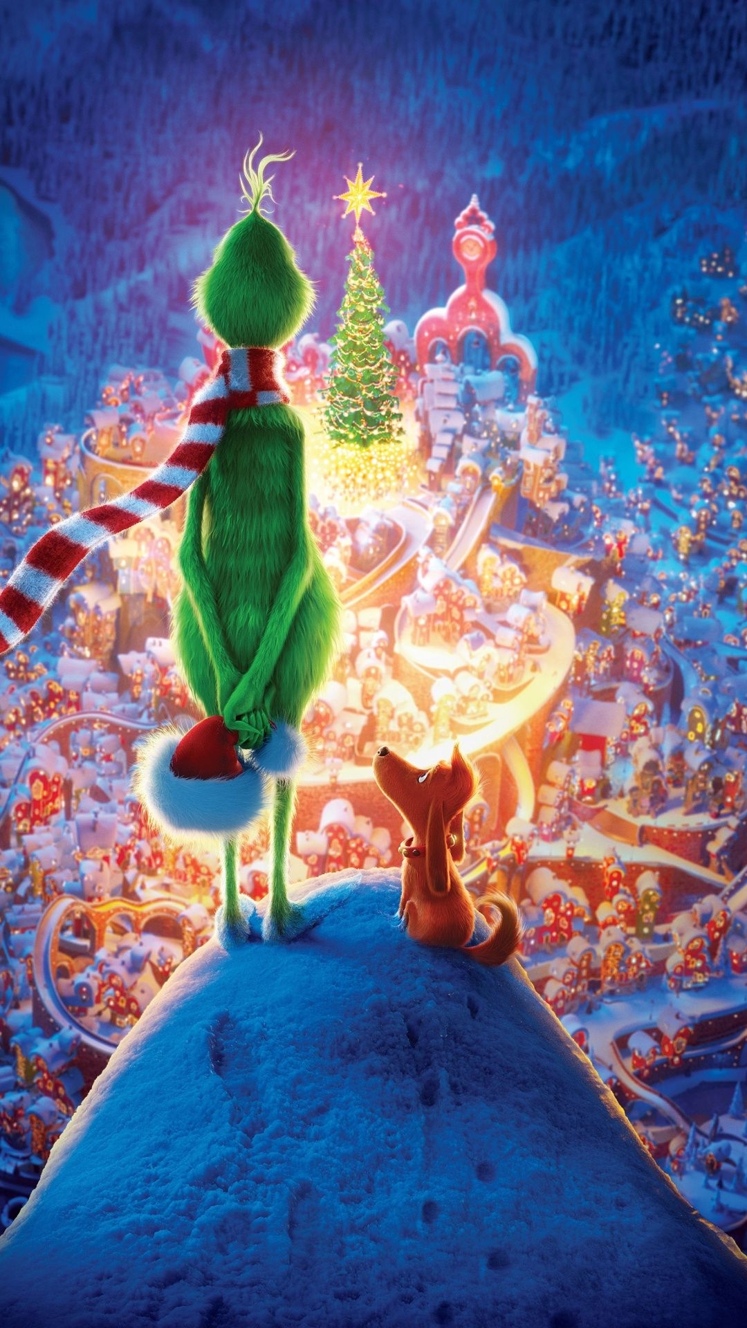 1080x1920 The Grinch, 2018 movie, Christmas,  wallpaper. Christmas wallpaper, Wallpaper iphone christmas, Christmas phone wallpaper, Phone