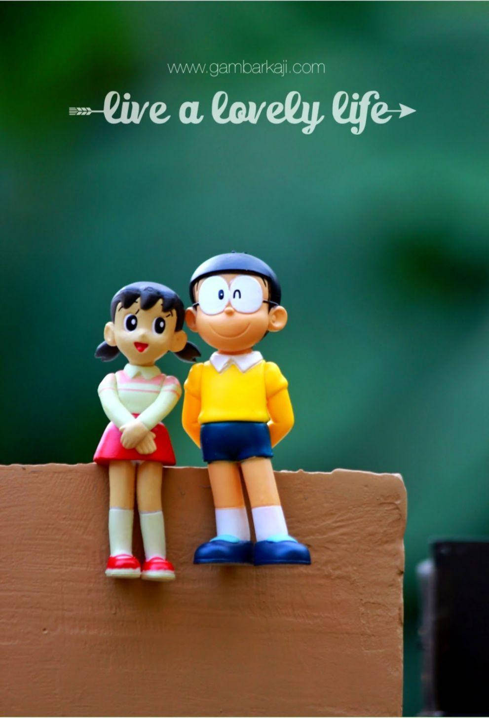 1000x1460 Nobita Shizuka Love Figurine Toys, Phone