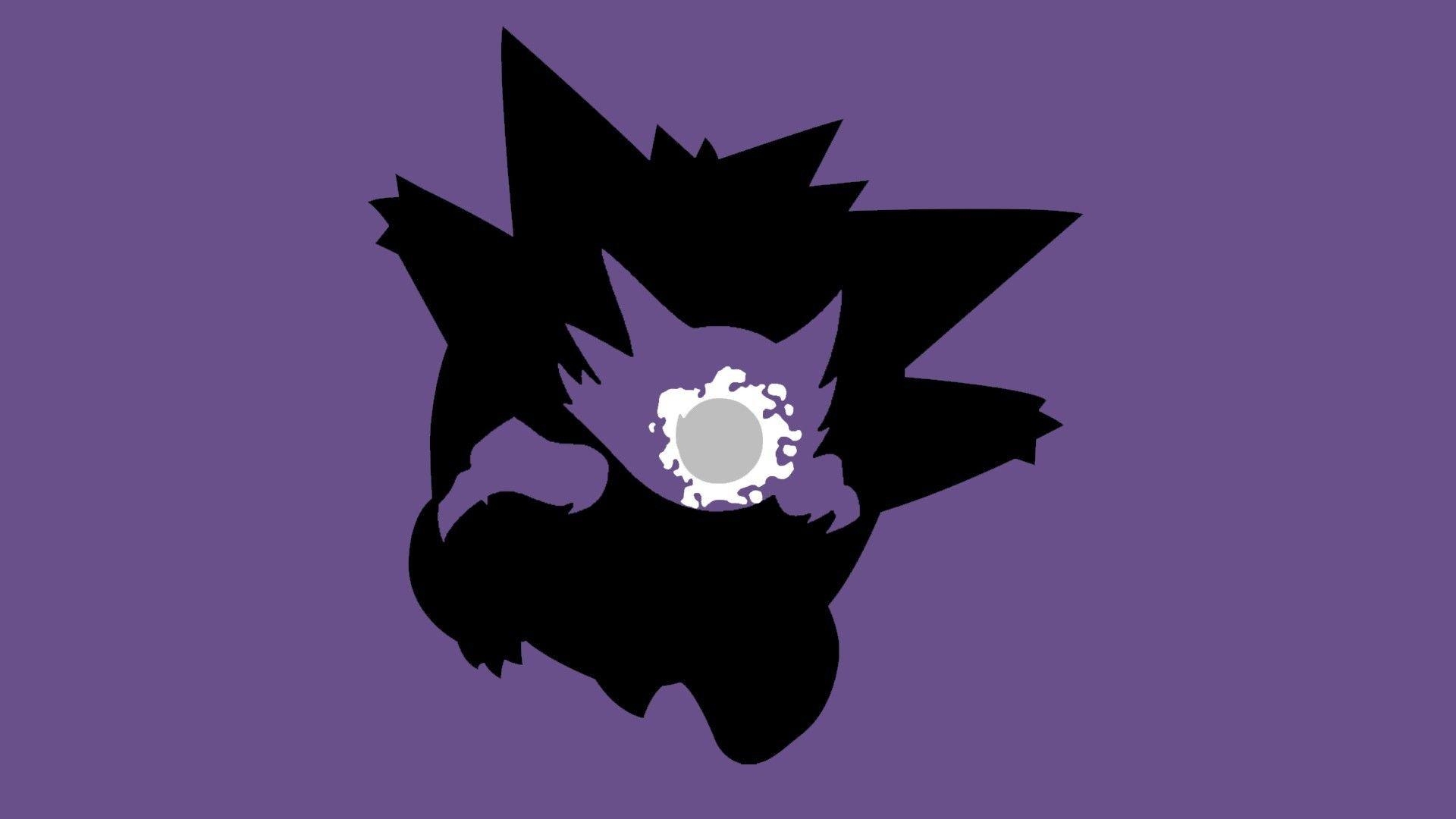 1920x1080 minimalism, evolution, simple background, Ghastly, Gengar, Haunter, Desktop