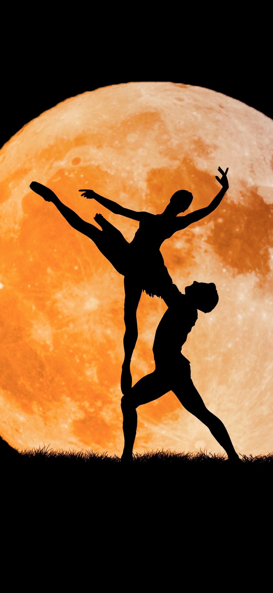 1080x2340 Couple Wallpaper 4K, Ballet dancers, Phone