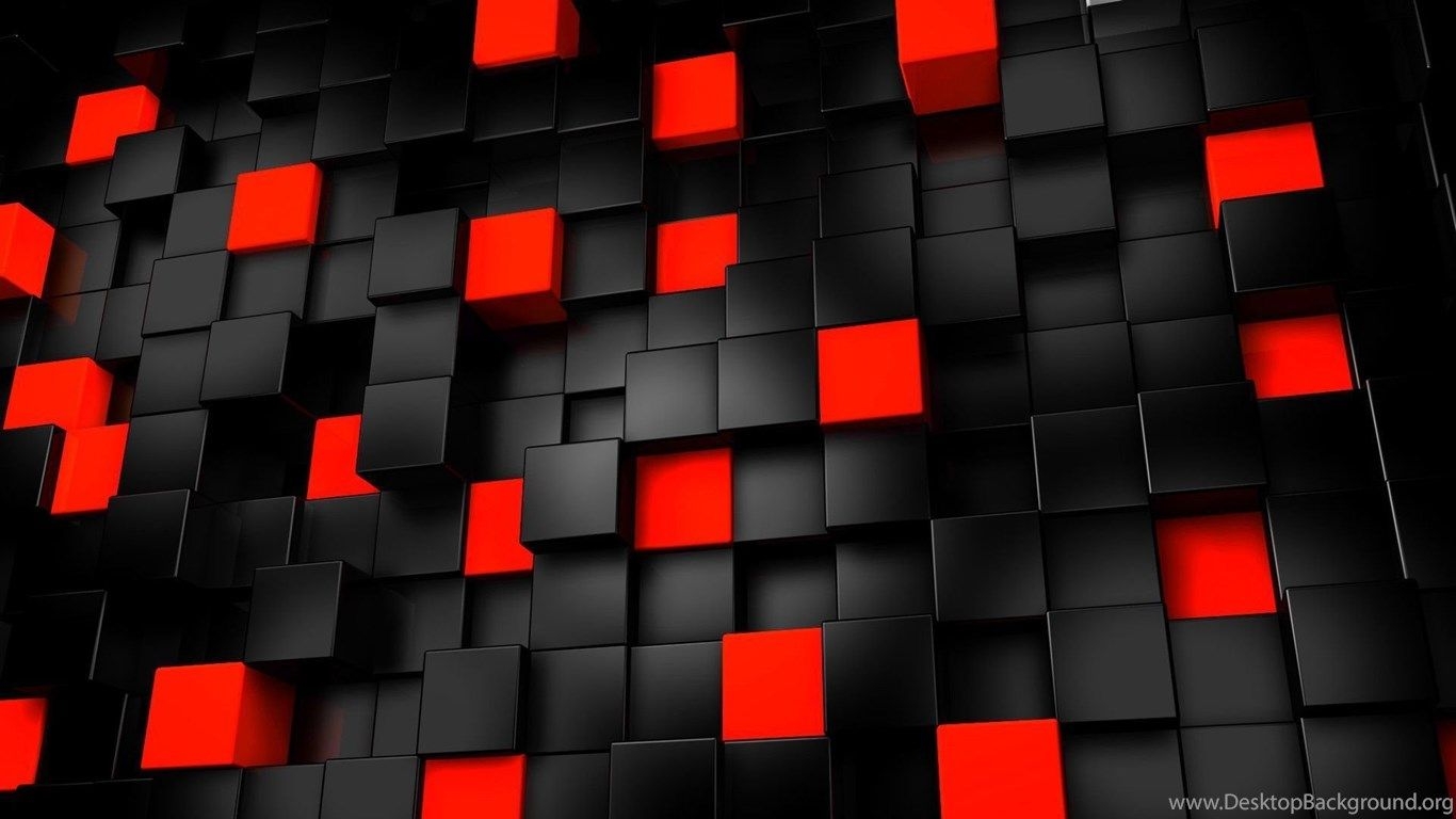 1370x770 Red and Black Abstract Wallpaper, Desktop