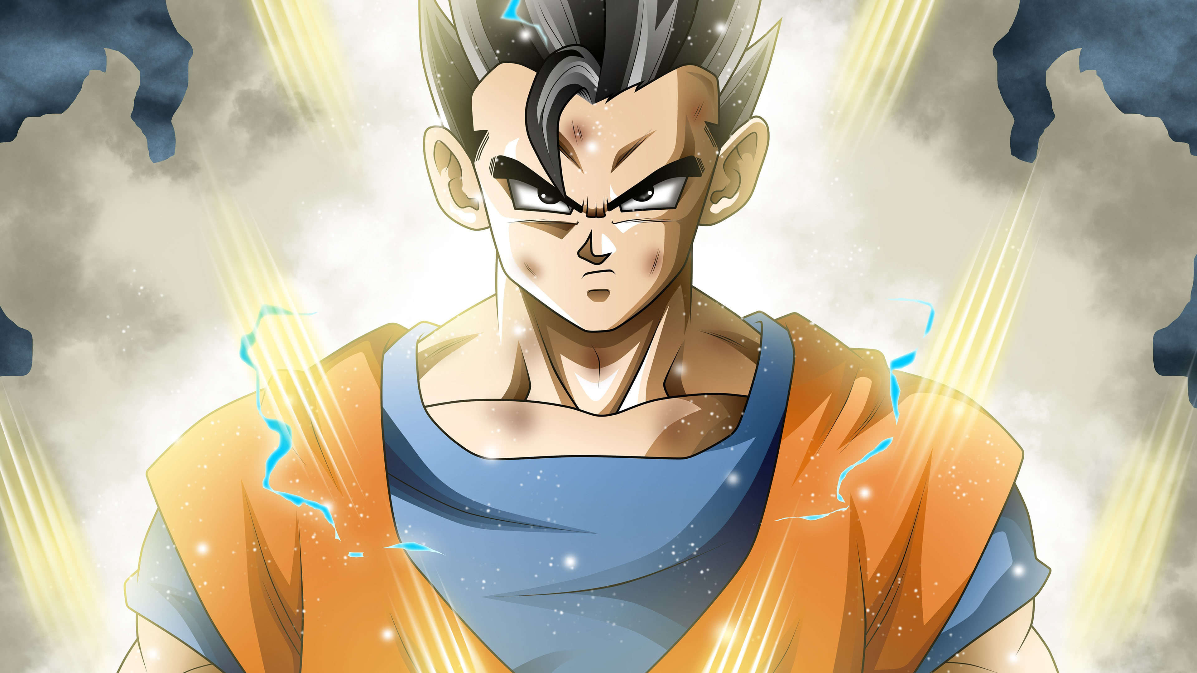 3840x2160 Dragon Ball Super Mystic Gohan Portrait UHD 4K Wallpaper, Desktop