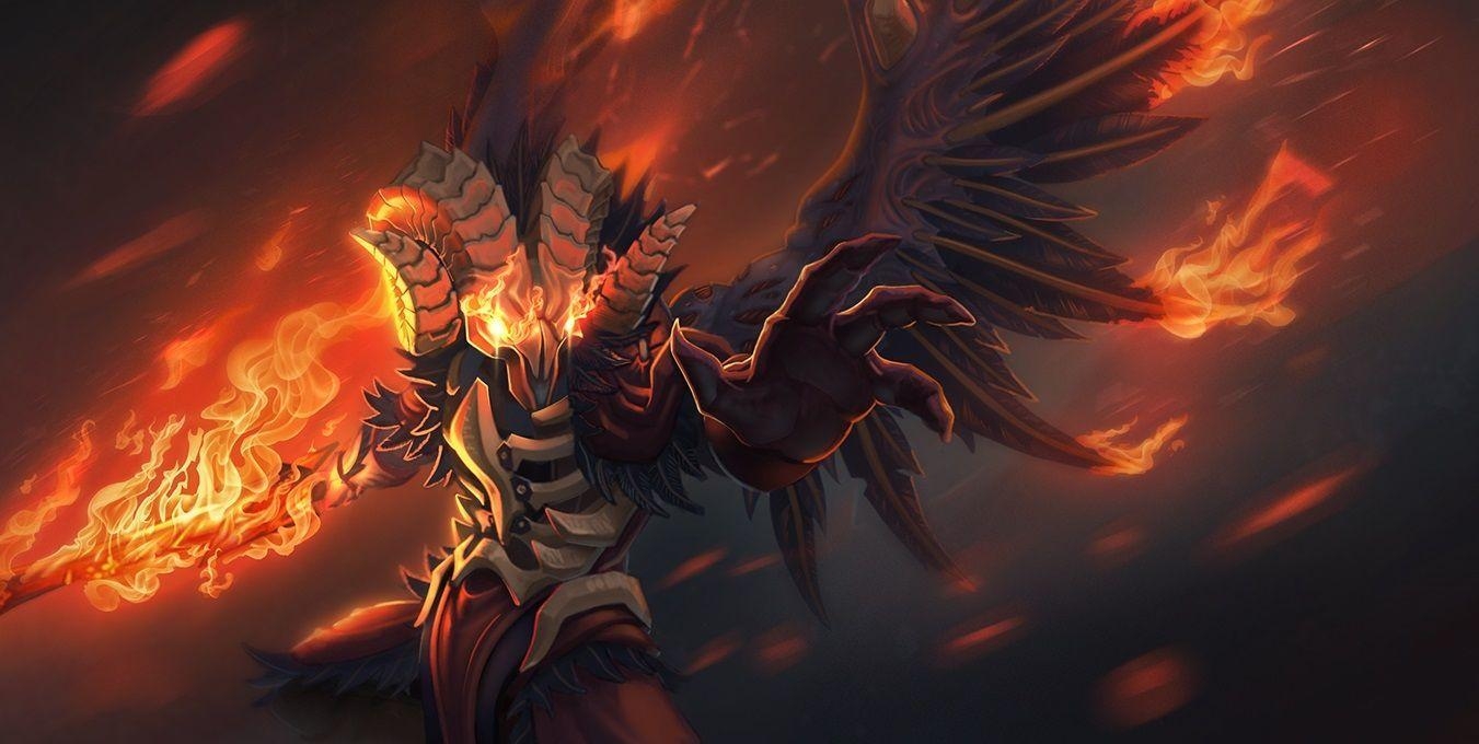 1360x680 Doom Eternal Fire wallpaper for desktop computer Dota. Dota, Dual Screen