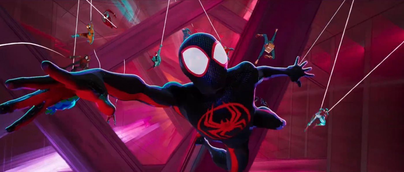 1400x600 Spider Man: Across The Spider Verse Gets Stunning Multiversal Trailer, Dual Screen