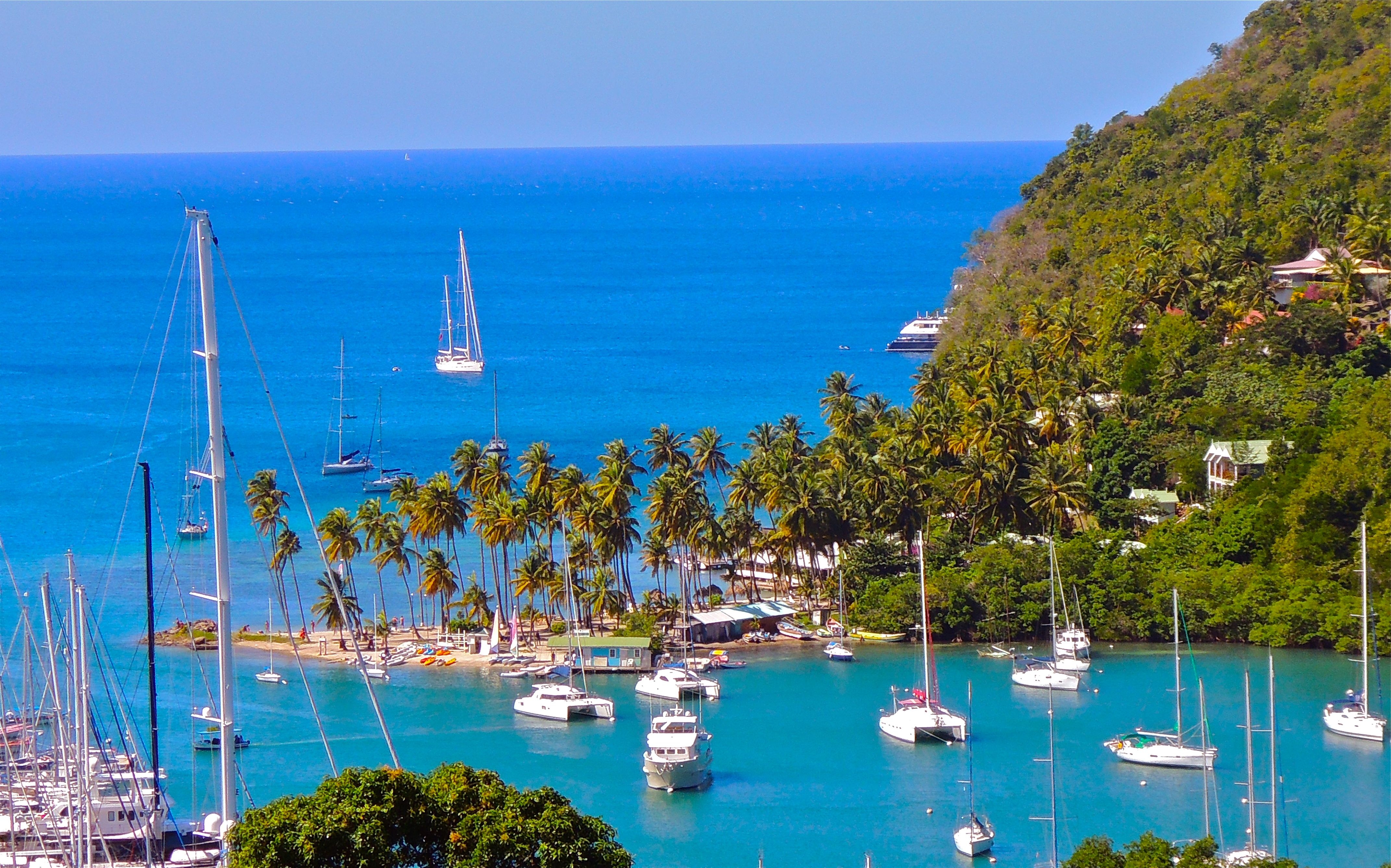 4290x2680 St Lucia yacht charter boats, Caribbean charter yacht rental, Desktop