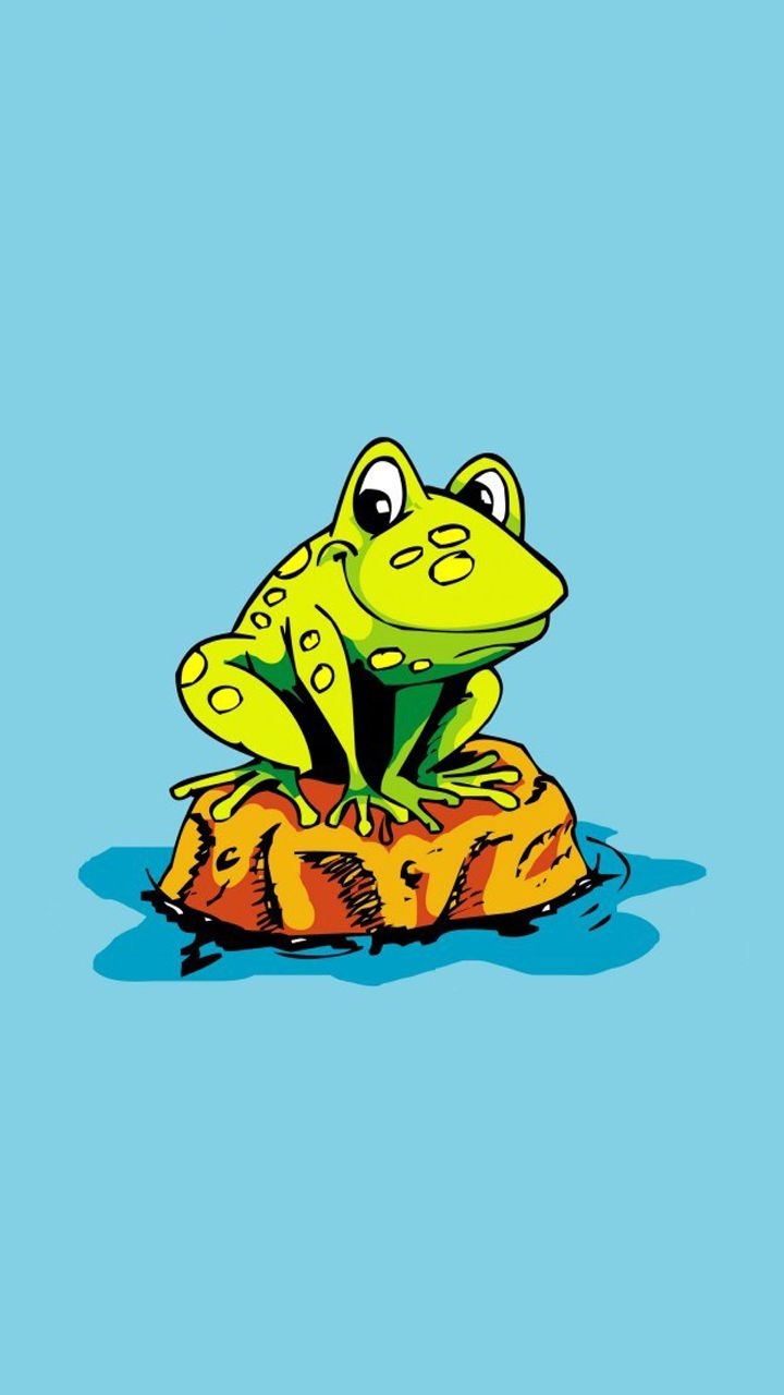 720x1280 Frog background #cartoon iPhone Wallpaper. Frog wallpaper, Cute frogs, Animal wallpaper, Phone