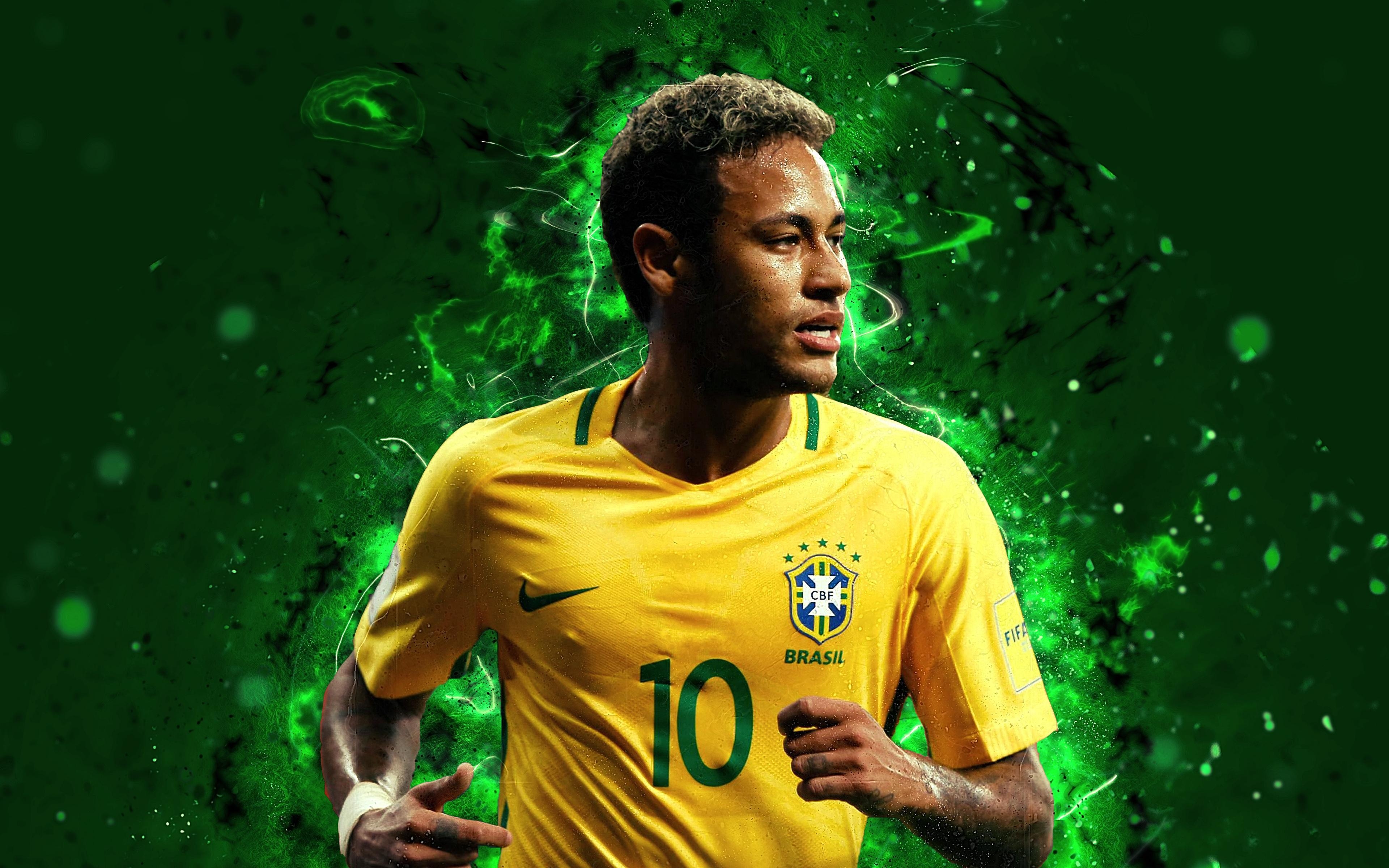 3840x2400 Wallpaper Neymar, 4K, Sports, Desktop