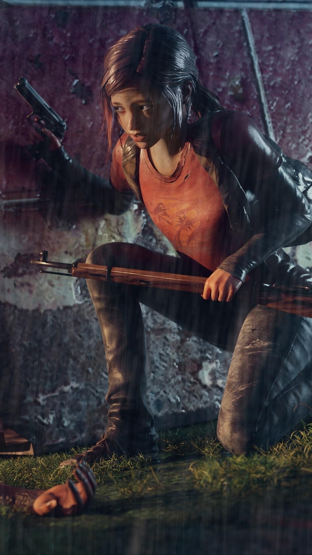 1080x1920 The Last Of Us, Girl, Rain  IPhone 8 7 6 6S Plus, Phone