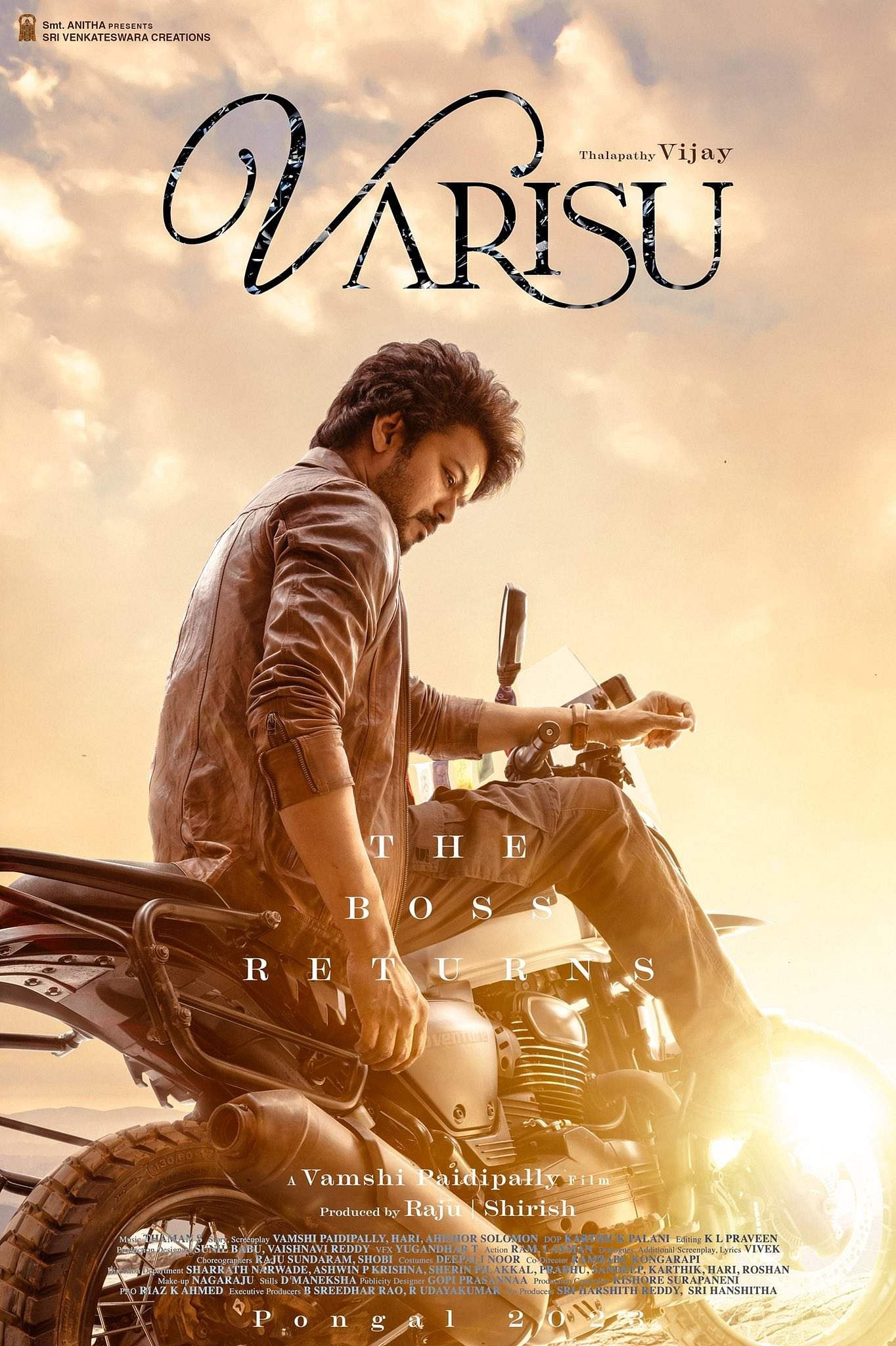 1370x2050 Third poster of Vijay's Varisu out- Cinema express, Phone