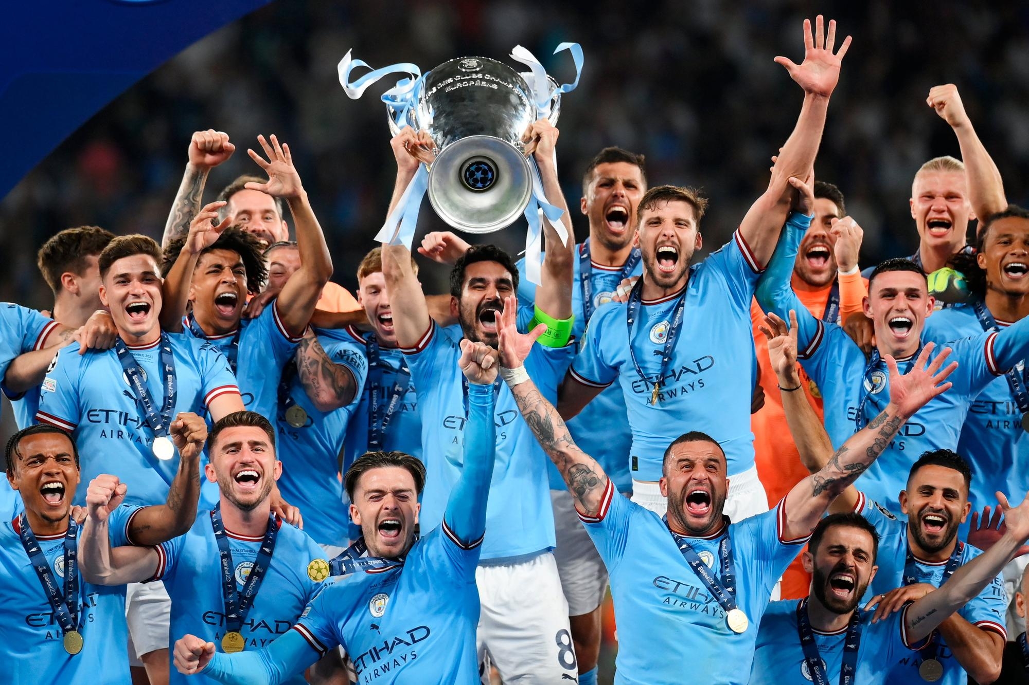 2000x1340 Manchester City win Champions League and dream 'treble' as Rodri goal beats Inter in Istanbul, Desktop