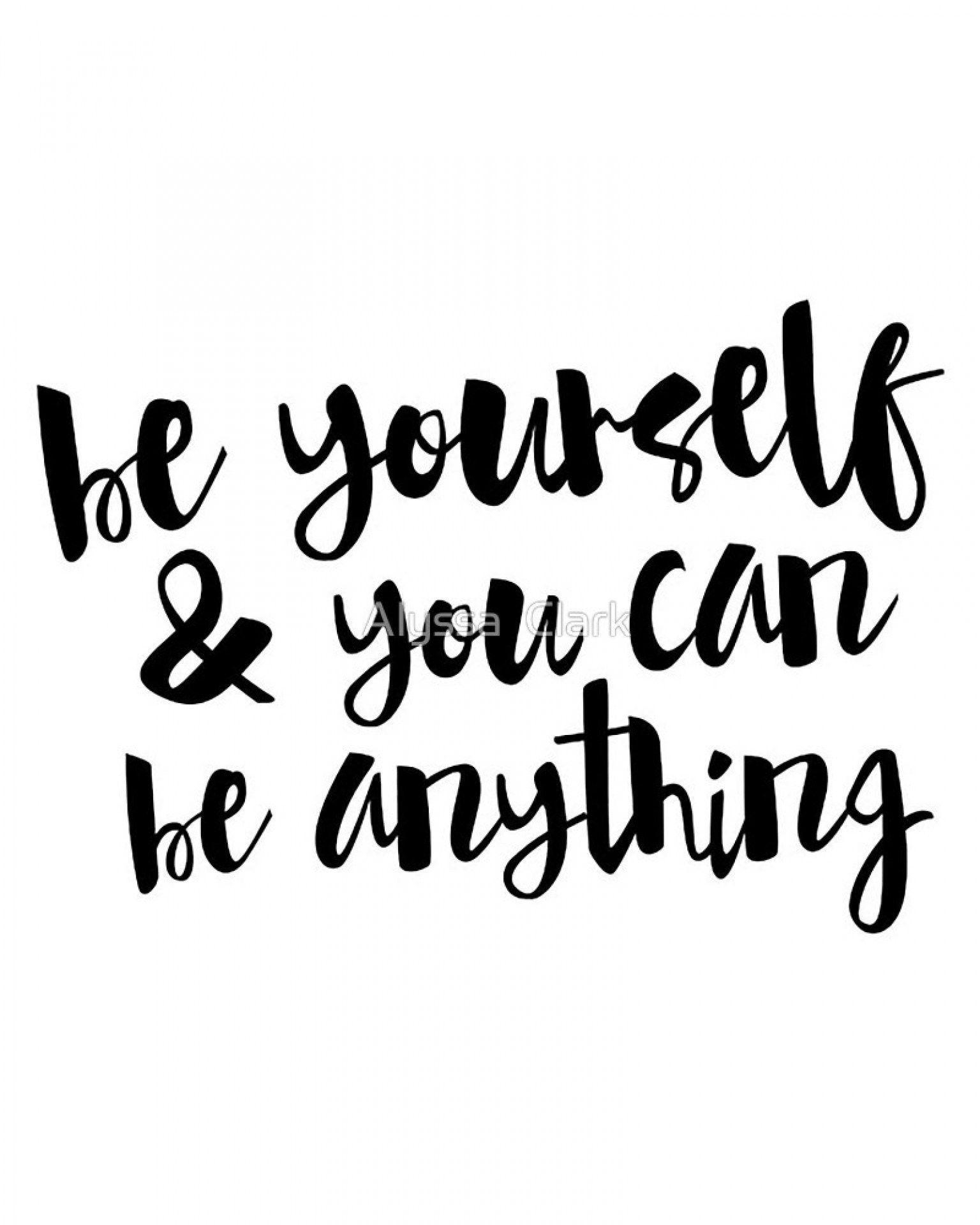 1540x1920 Be Yourself Quotes Black And White HD Wallpaper 1920×1080, Phone