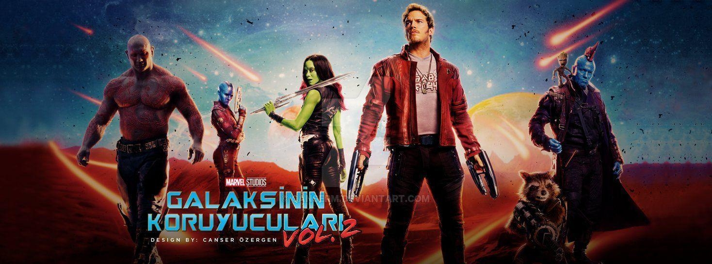 1470x550 Guardians of the Galaxy Vol.2 Facebook Banner, Dual Screen