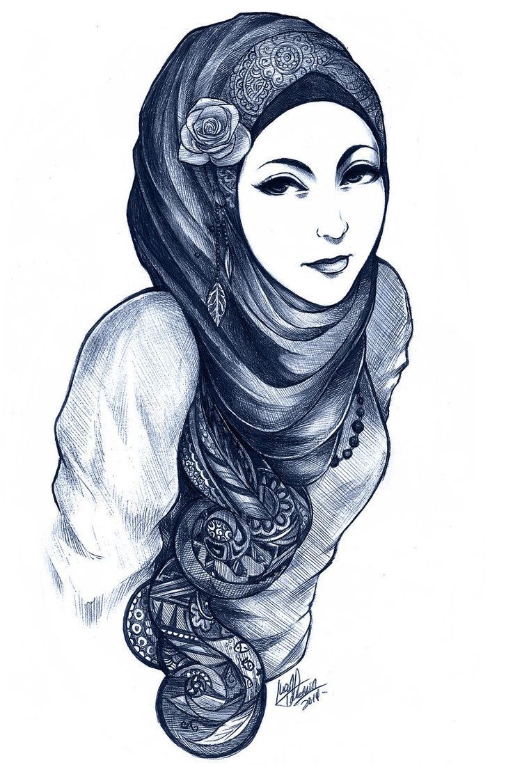 730x1100 Ruang Belajar siswa kelas 2: Hijab Girl Wallpaper Cartoon, Phone