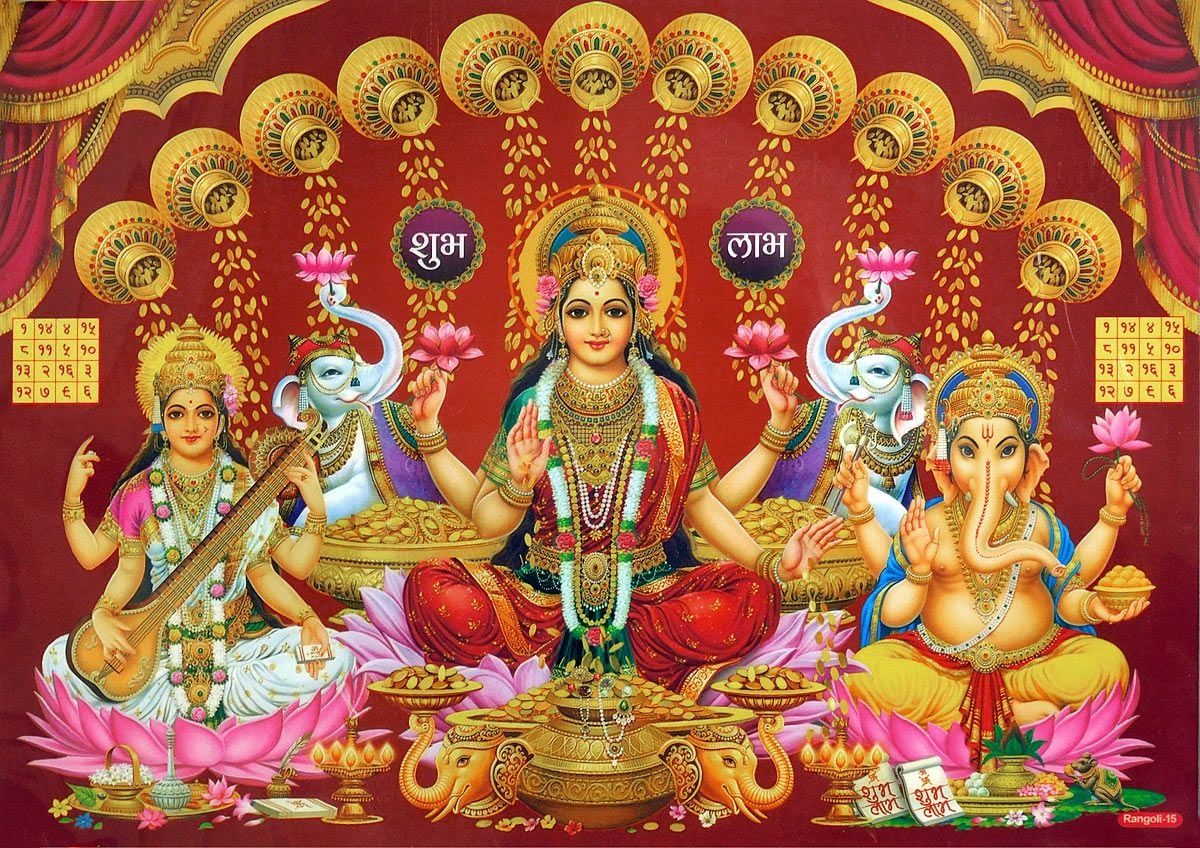 1200x850 Laxmi Ganesh Saraswati Wallpaper Free Laxmi Ganesh Saraswati Background, Desktop