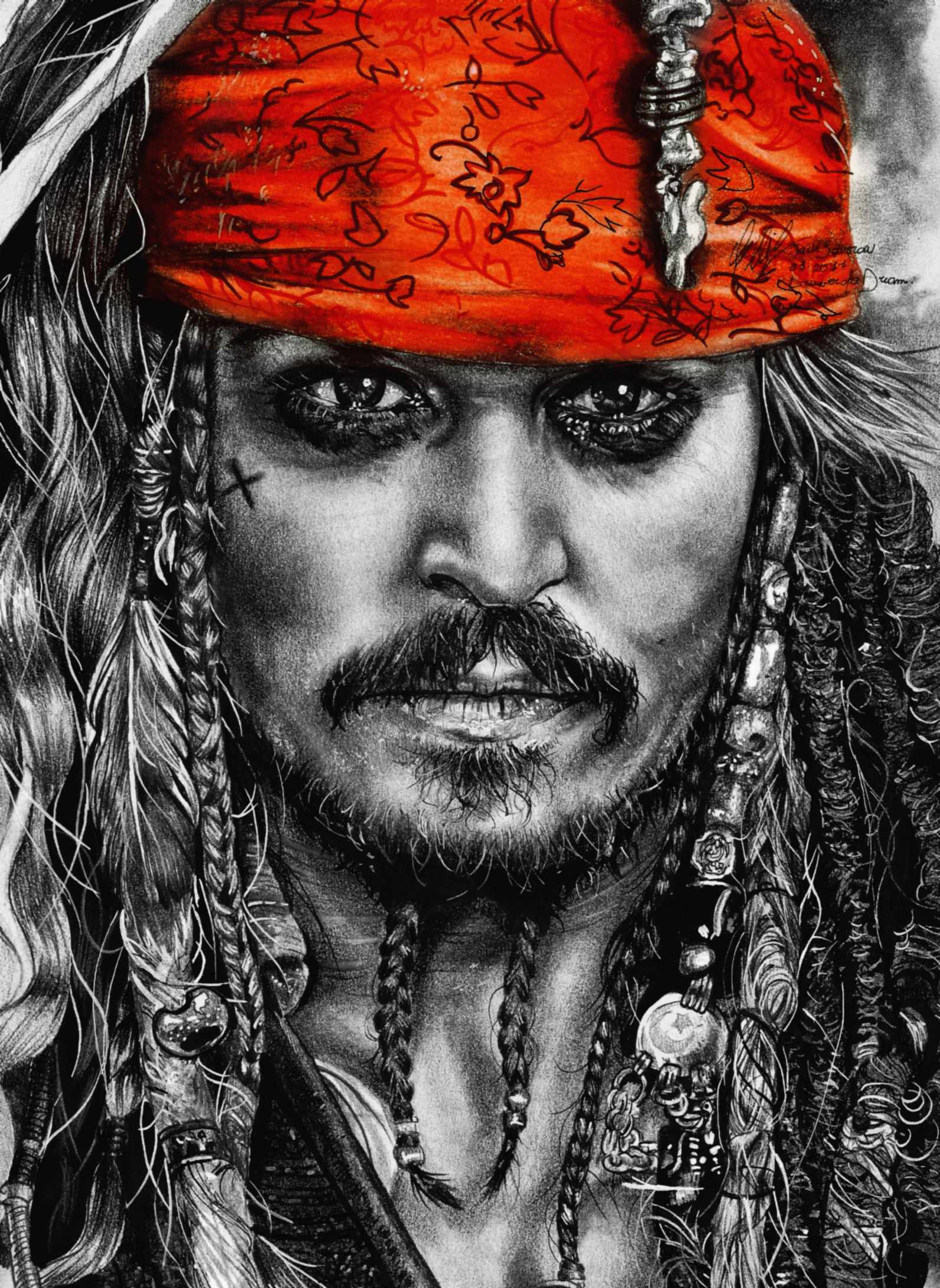 1600x2190 jacksparrow #piratesofcarabean #johnnydepp #art #portrait #drawing. Jack sparrow wallpaper, Jack sparrow drawing, Jack sparrow tattoos, Phone