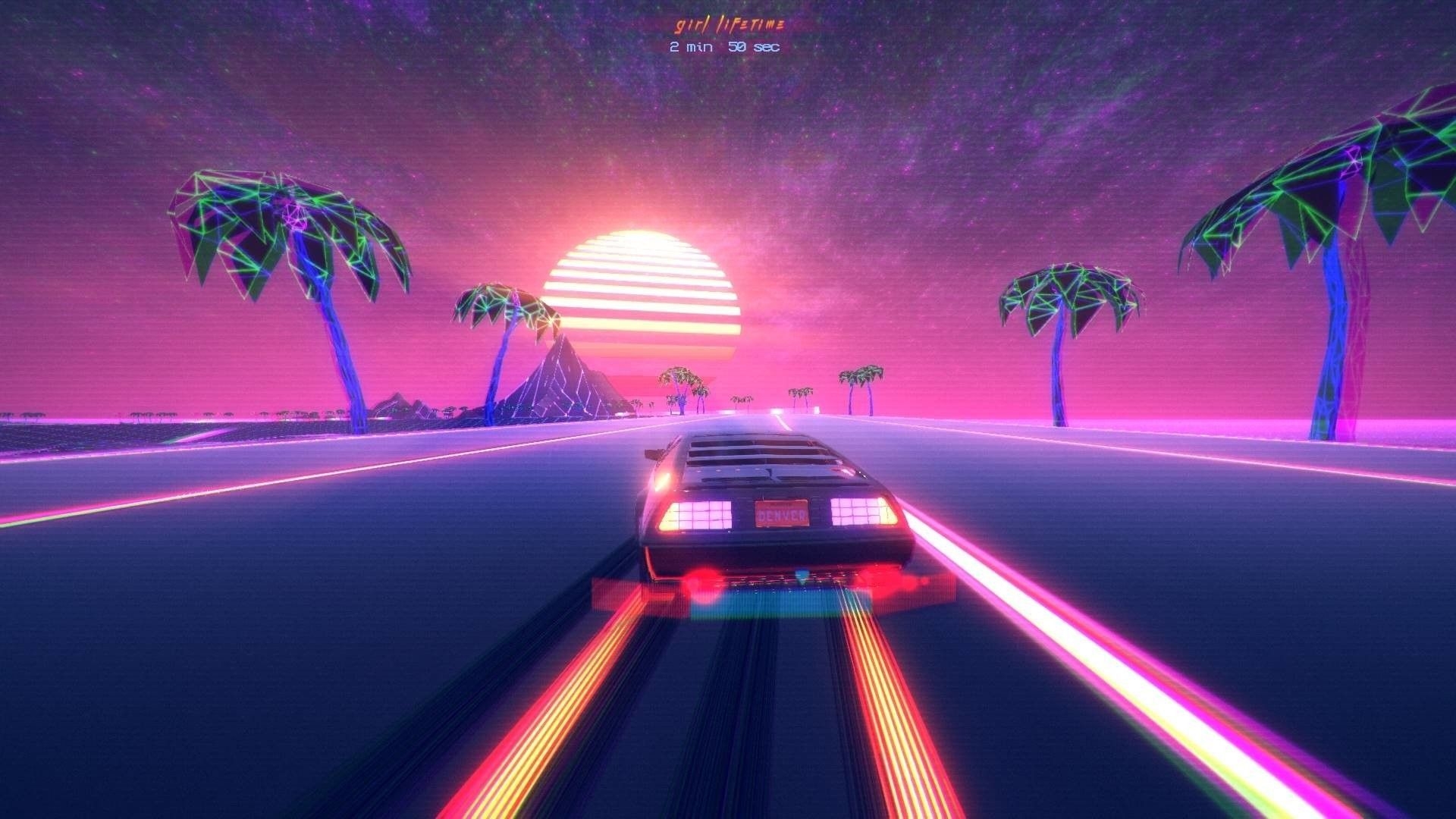 1920x1080 Vaporwave Car Desktop Wallpaper Free Vaporwave Car Desktop, Desktop