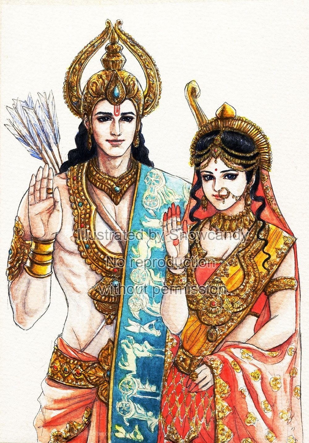 1000x1440 Lord Rama and Lady Sita (Sankat Mochan Mahabali Hanumaan). Hinduism art, Vedic art, God illustrations, Phone