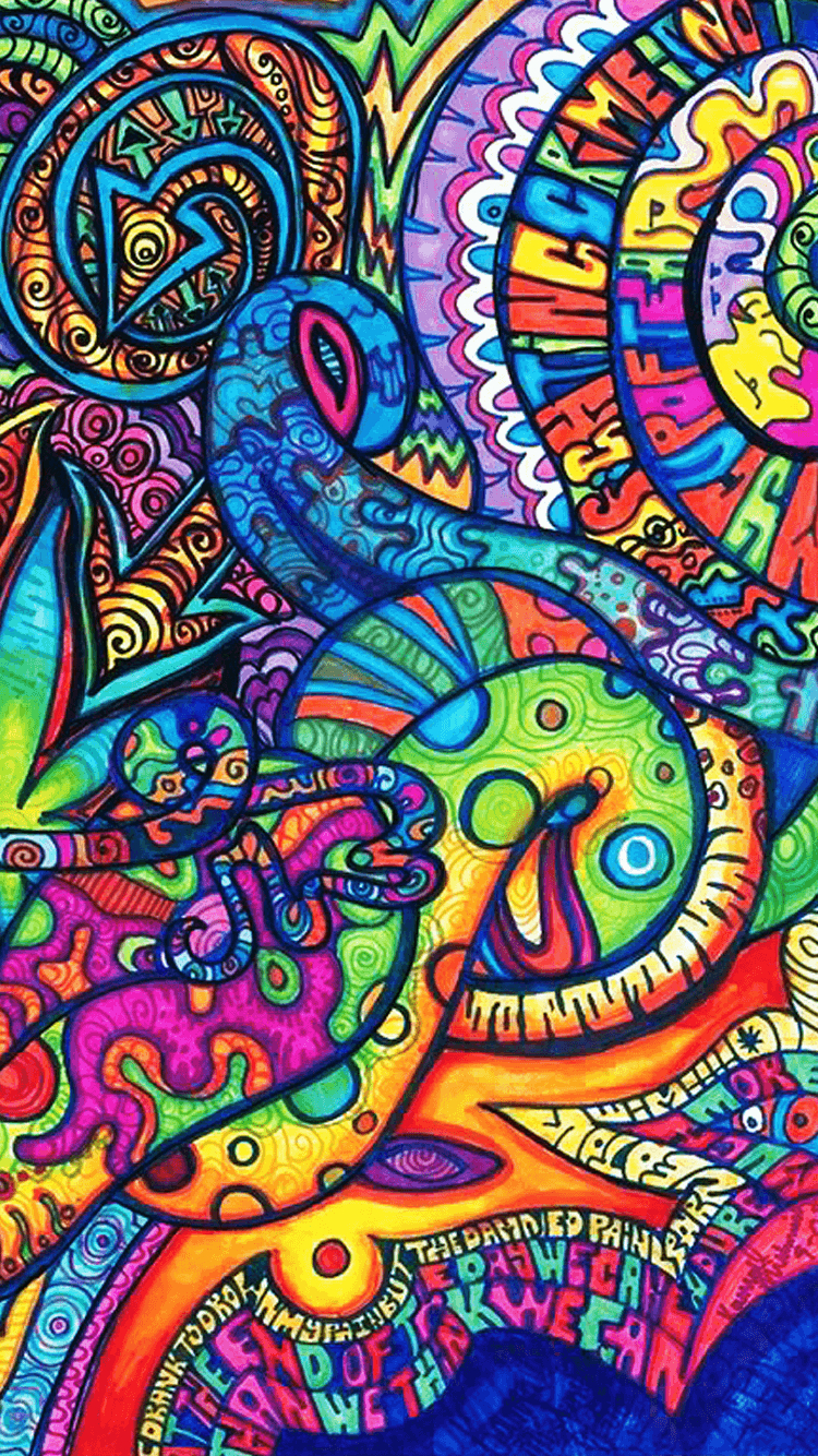 750x1340 Psychedelic iPhone Wallpaper Free Psychedelic iPhone, Phone